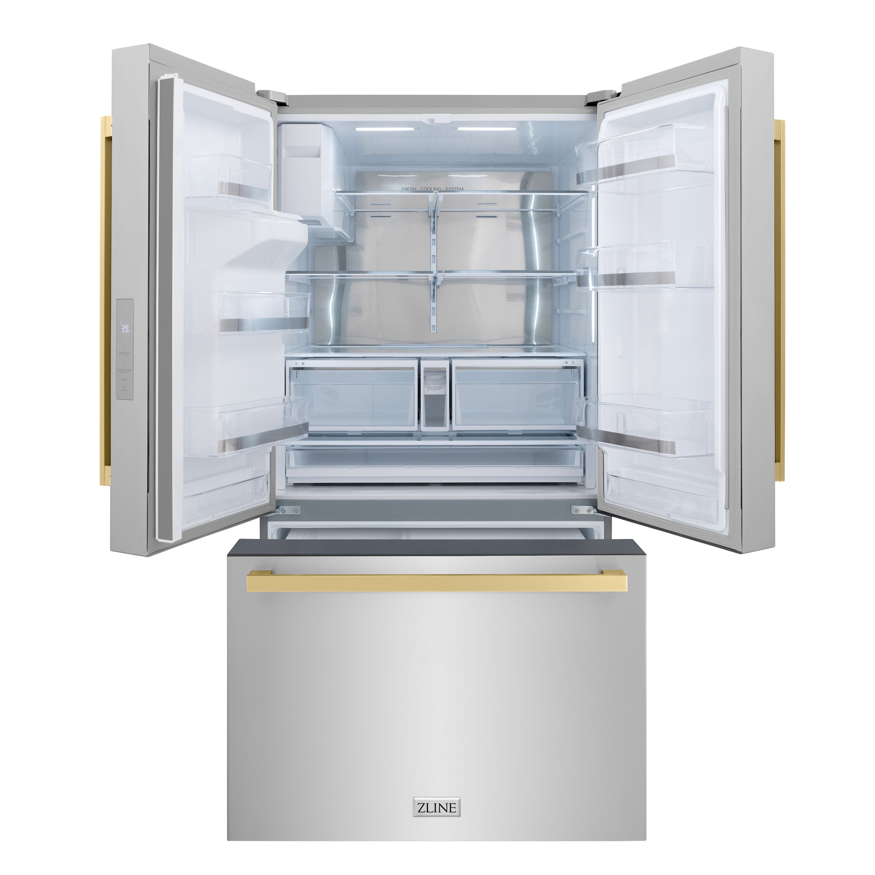 ZLINE KITCHEN & BATH RSMZ-W-36-FCB French-Door-Refrigerators - View #3