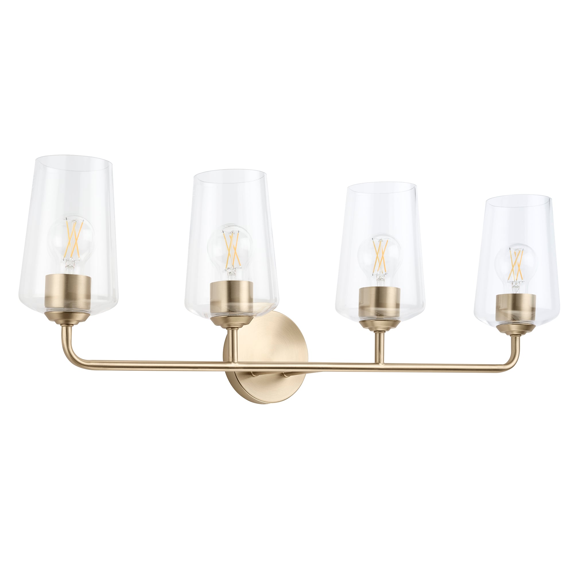 Progress Lighting P300542-177 Celino 32.5-in 4 -Light Bronze Modern/contemporary Vanity light