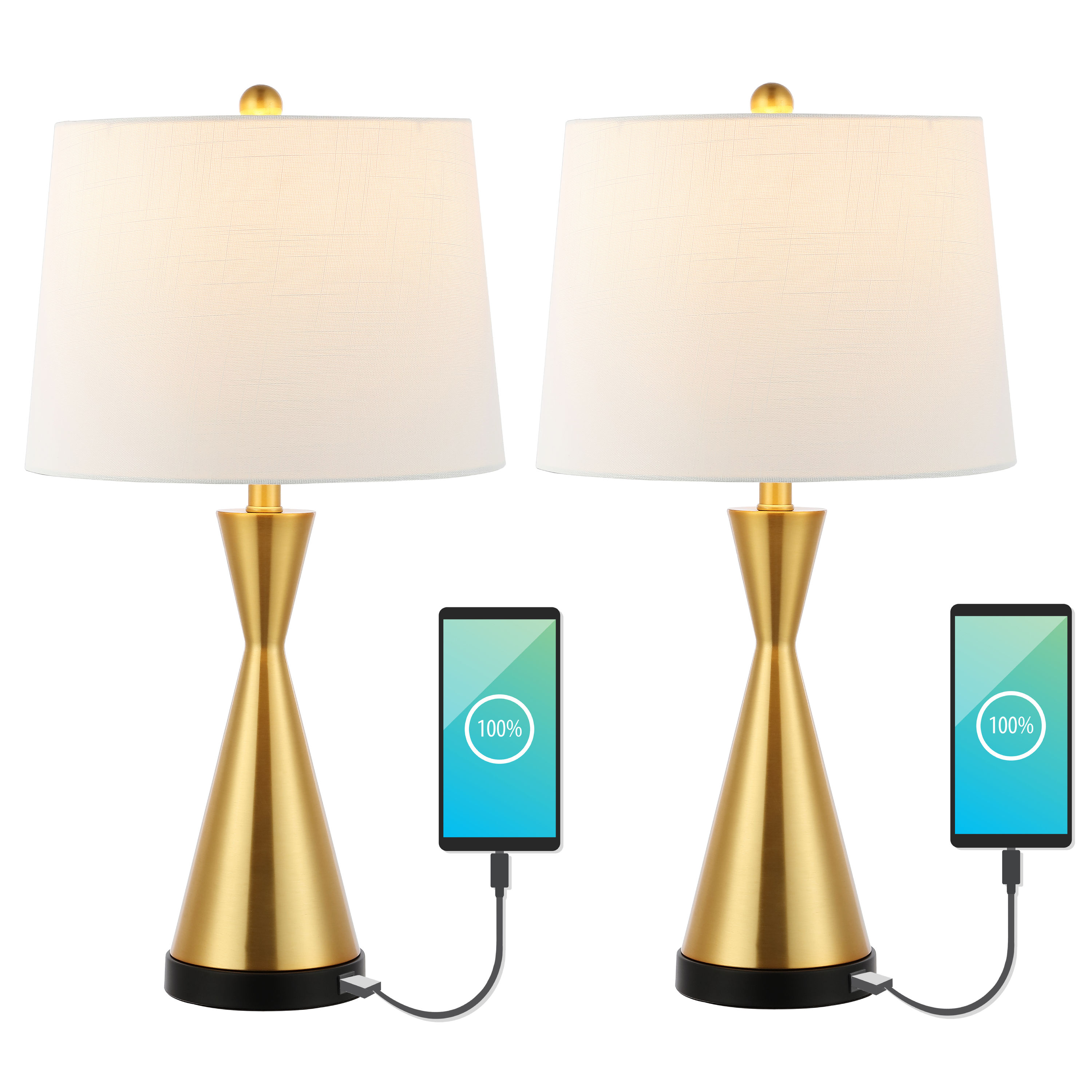 JONATHAN  Y JYL4046B-SET2 Table-Lamps - View #2