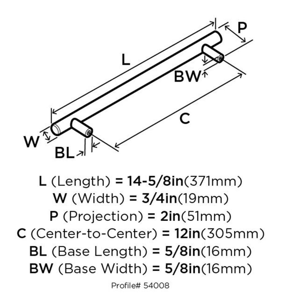 Amerock BP54008ORB Cabinet-Pulls - View #9