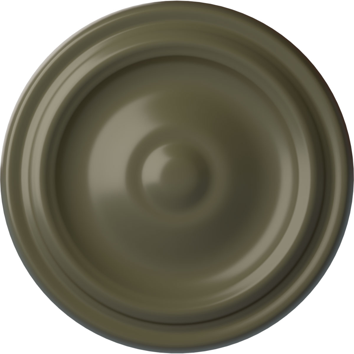 Ekena Millwork CM09MAPTF Maria 9.625-in W x 9.625-in L Painted Turtle Polyurethane Whole Ceiling Medallion