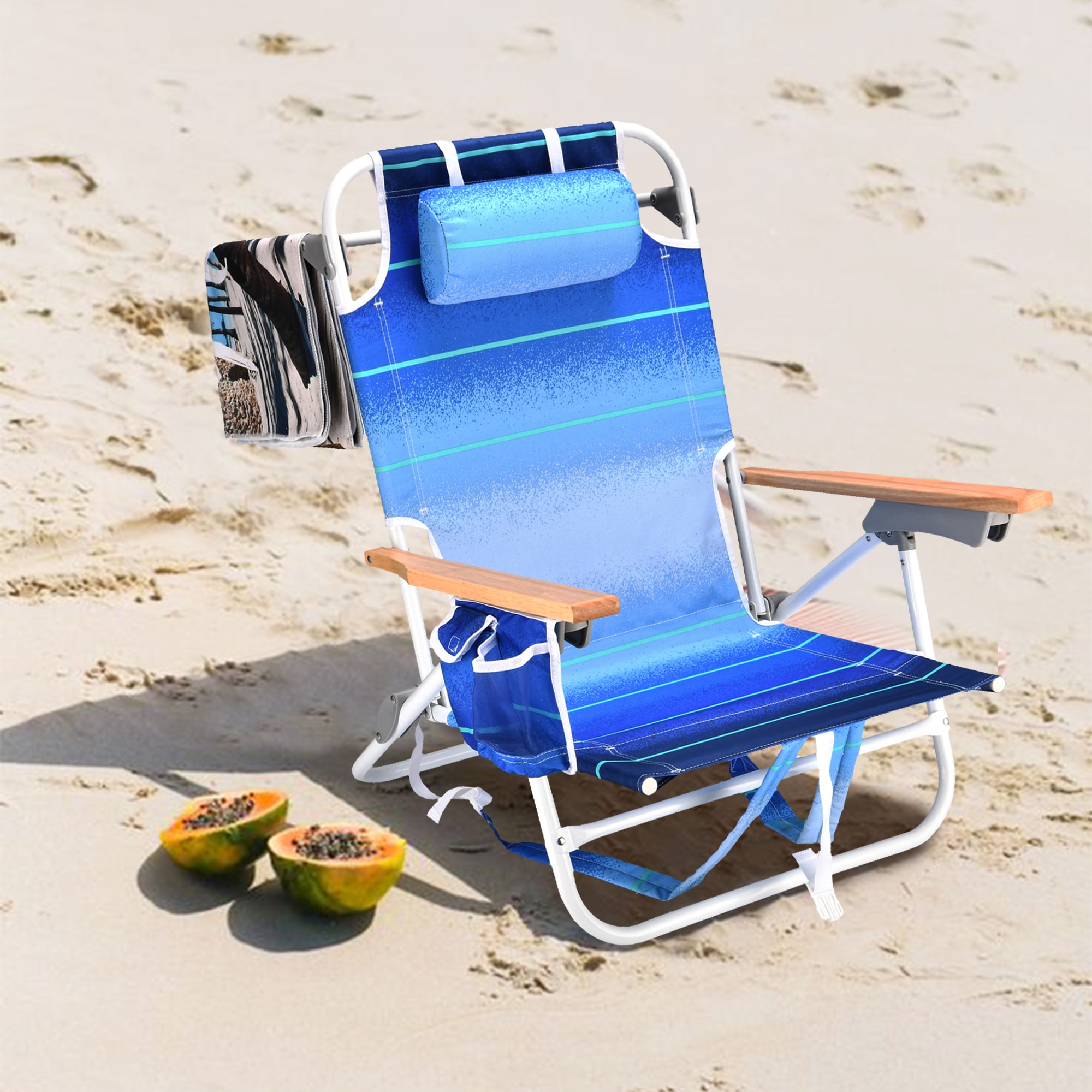 Kahomvis BEACH-QP109-202 Beach-Camping-Chairs - View #2