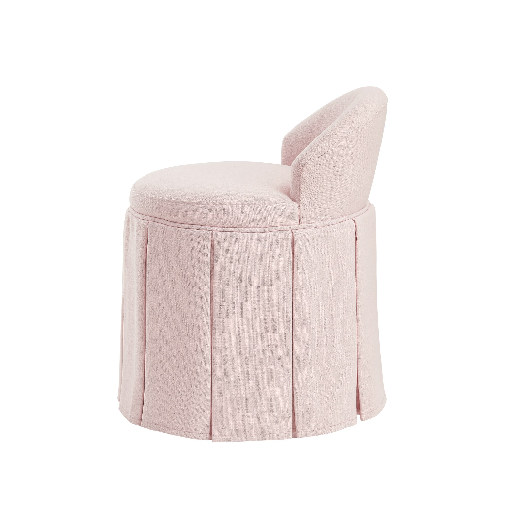 Comfortland Dusty Pink Velvet Vanity Stool Chair, Makeup Stools for Va –  SHANULKA Home Decor