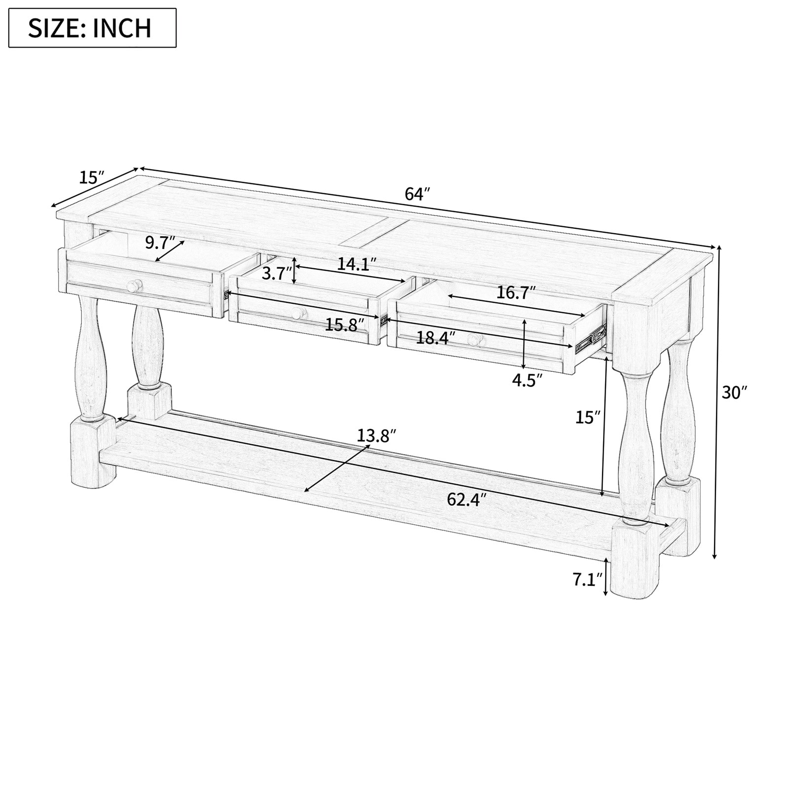 BESTCOSTY WF299LJW371AAE-XLL Console-Sofa-Tables - View #12