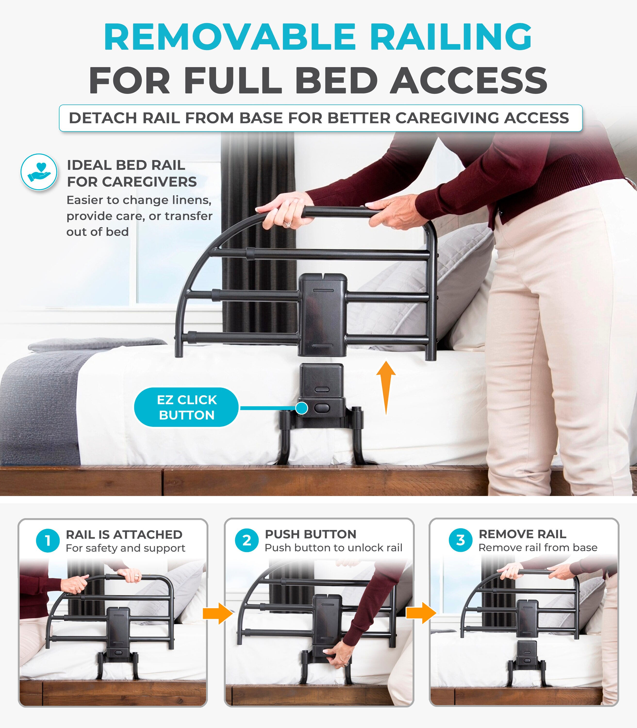 Able Life 8965 Bed-Rails - View #4
