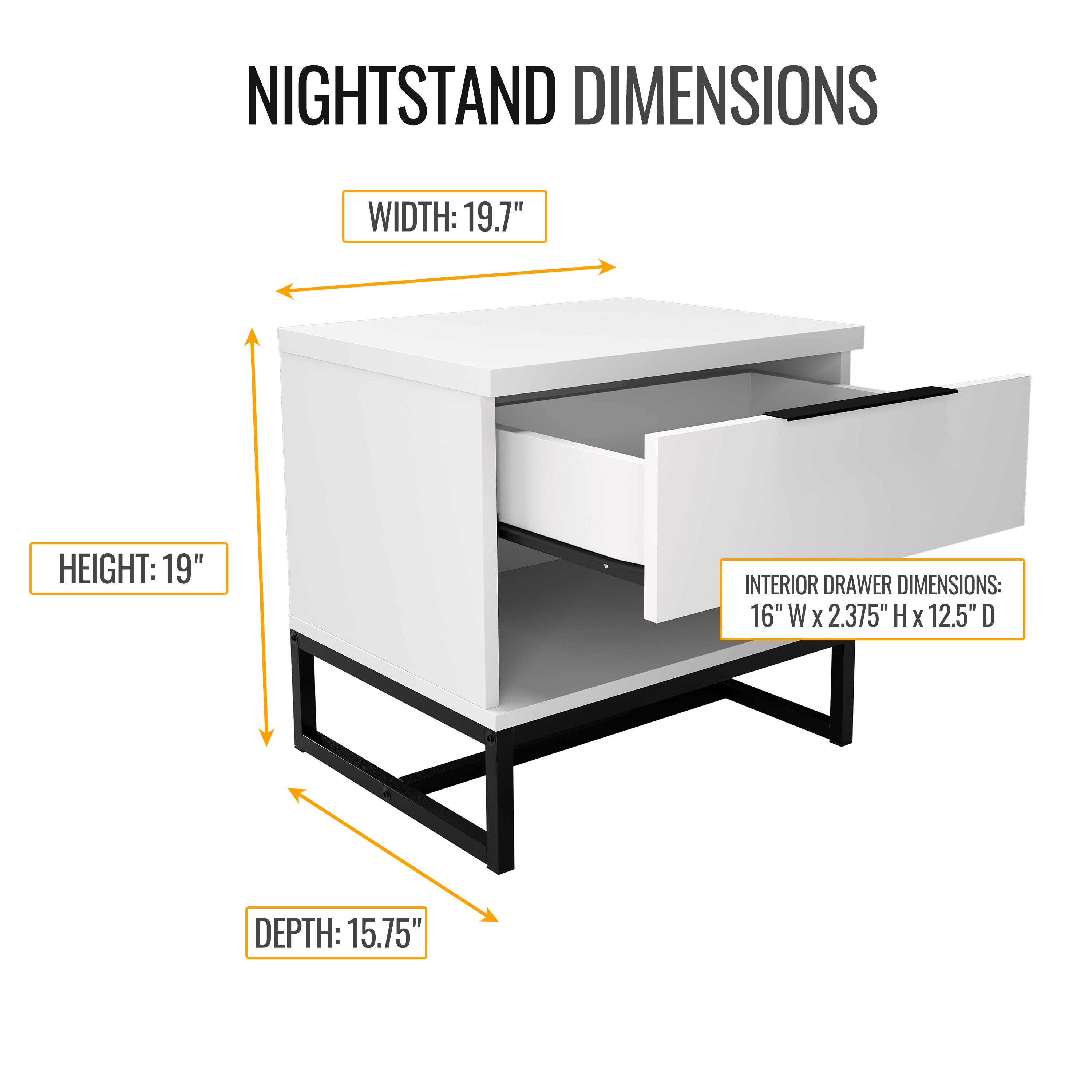 Boyd Sleep OSCATWHITE nightstands - View #4