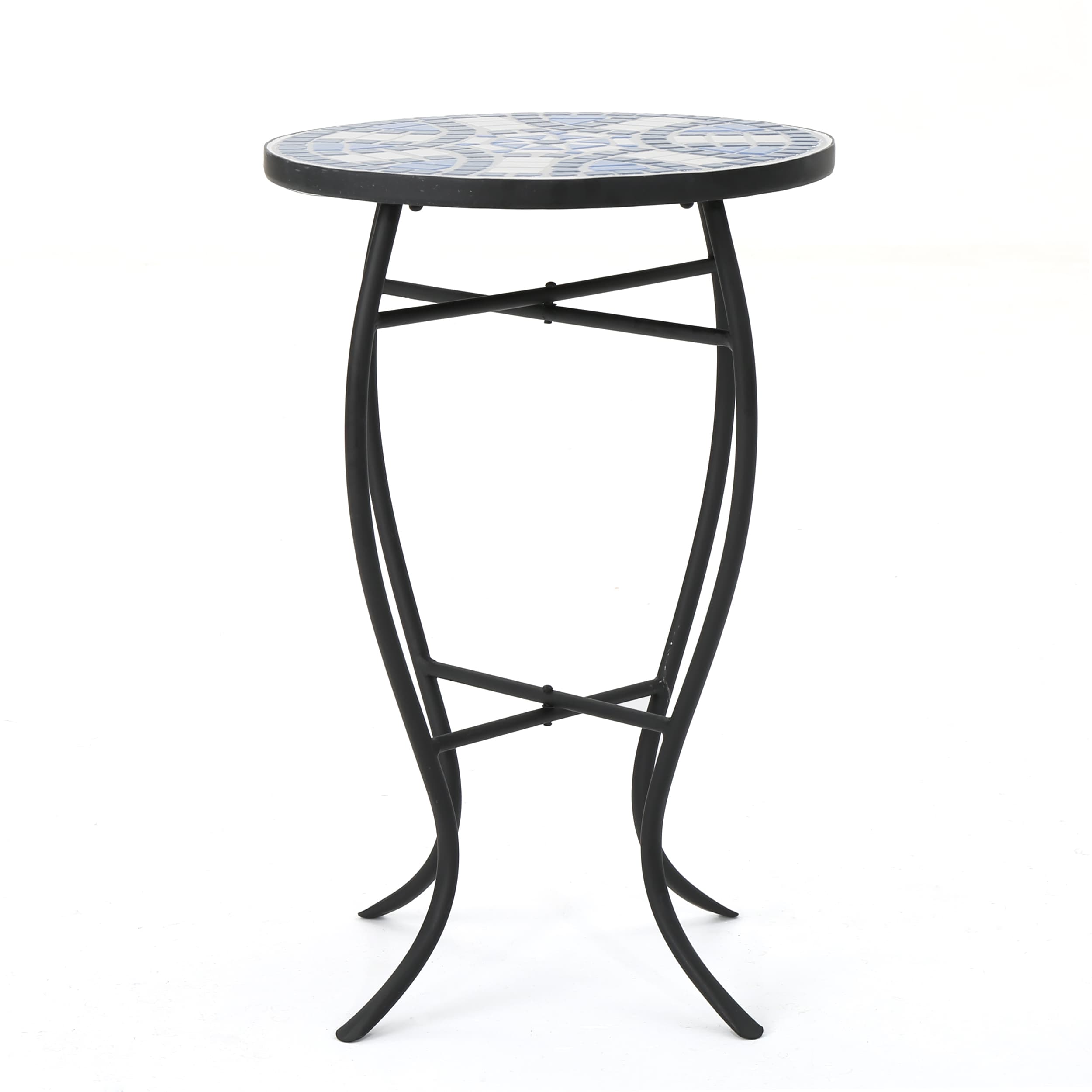 Best Selling Home Decor 301162 Han Round Outdoor End Table 13.75-in W x 13.75-in L