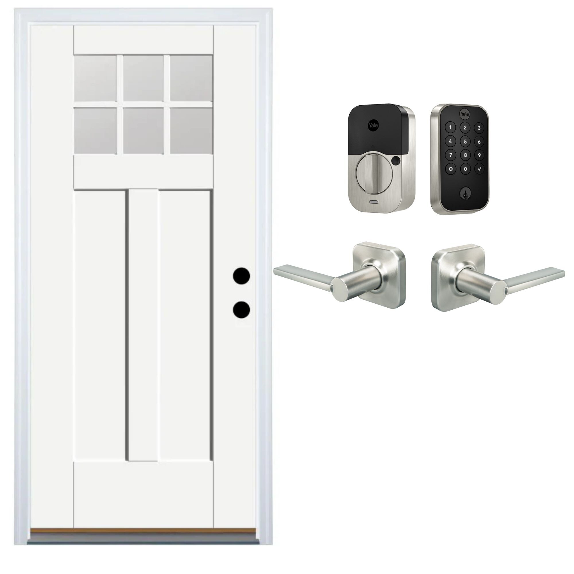 Shop Therma-Tru Benchmark Doors Therma-Tru Benchmark Doors Shaker 36-in ...