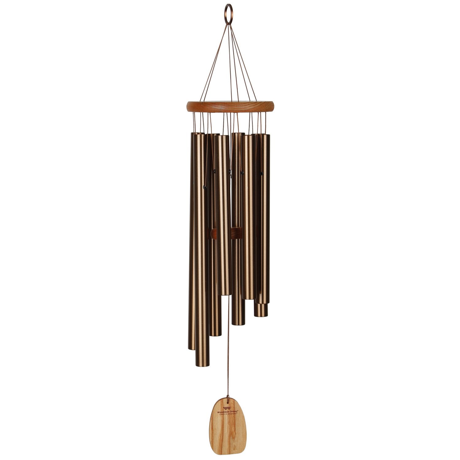 Woodstock Chimes 29-in Bronze Metal Wind Chime at Lowes.com