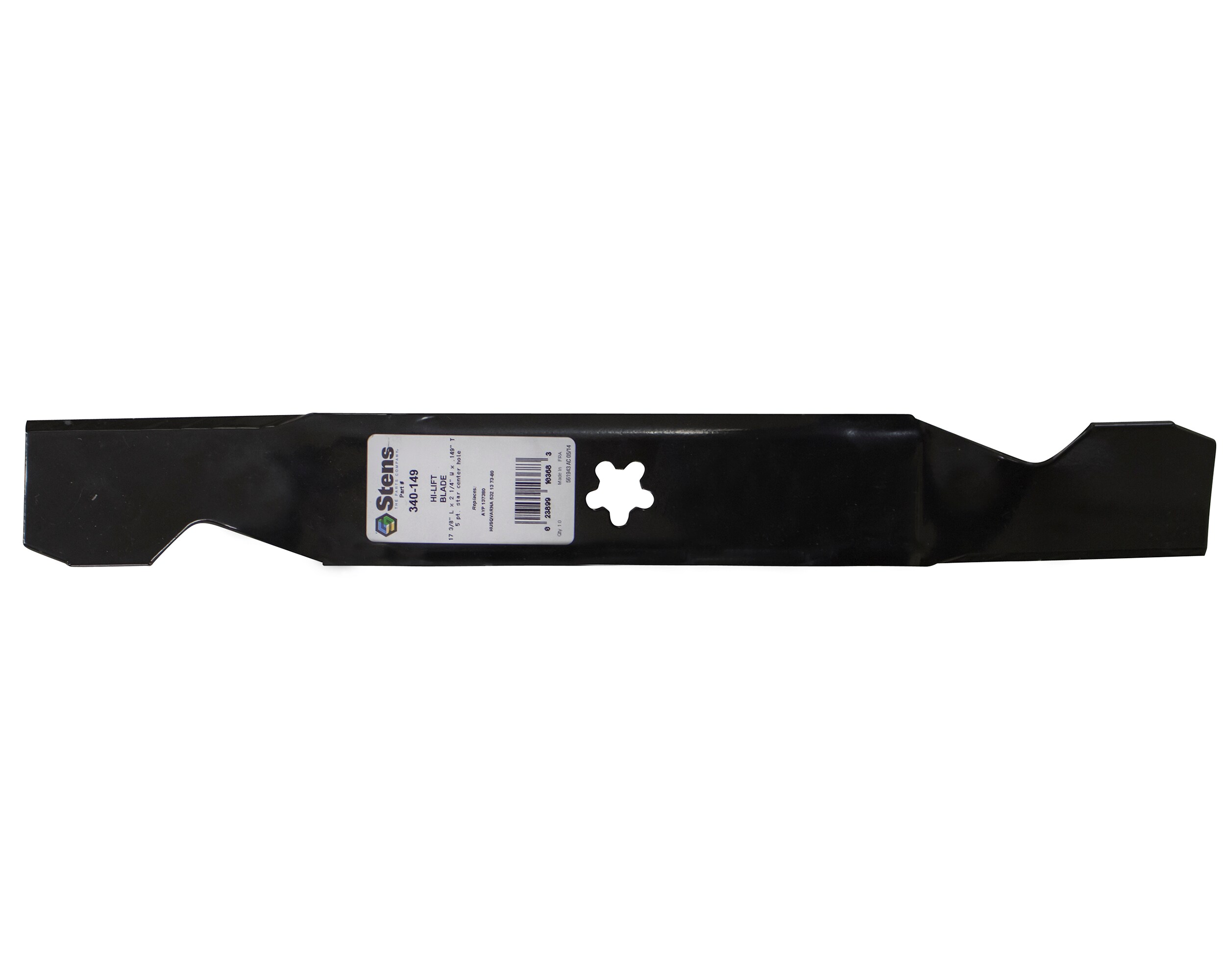 Stens 340-149 50-in Deck Standard Mower Blade for Riding Lawn