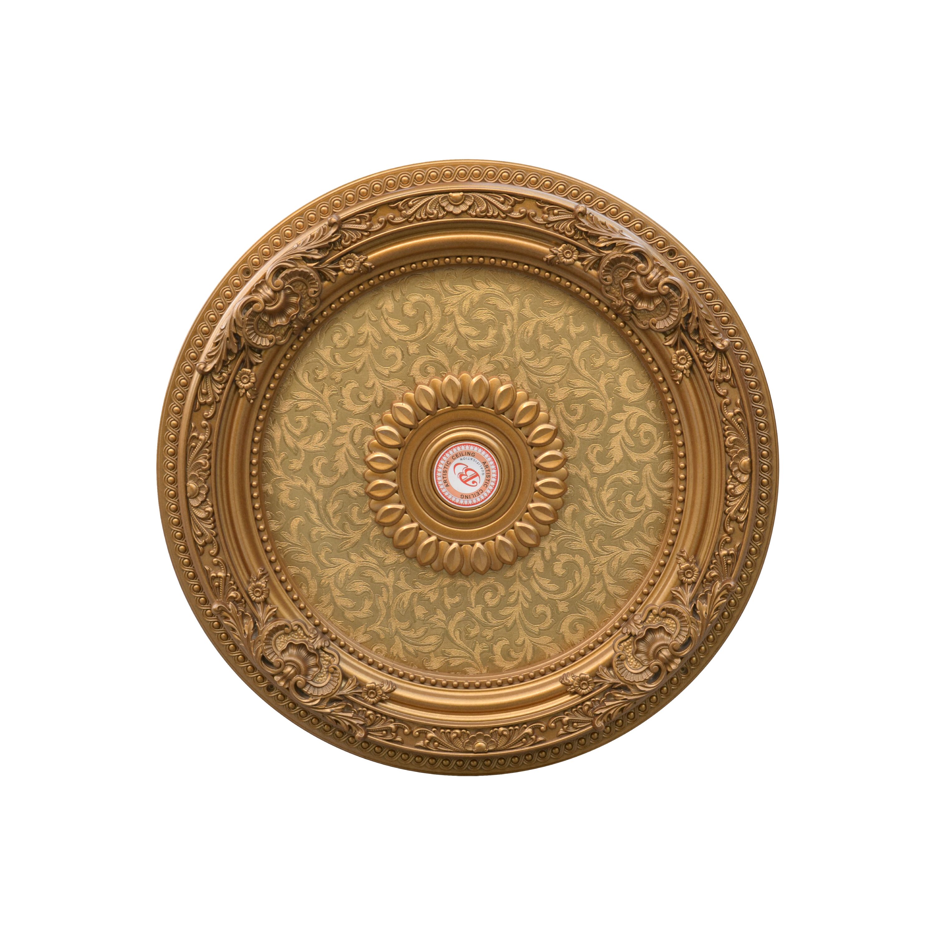 AFD Home 36 in. Round Chandelier Ceiling Medallion - Gold