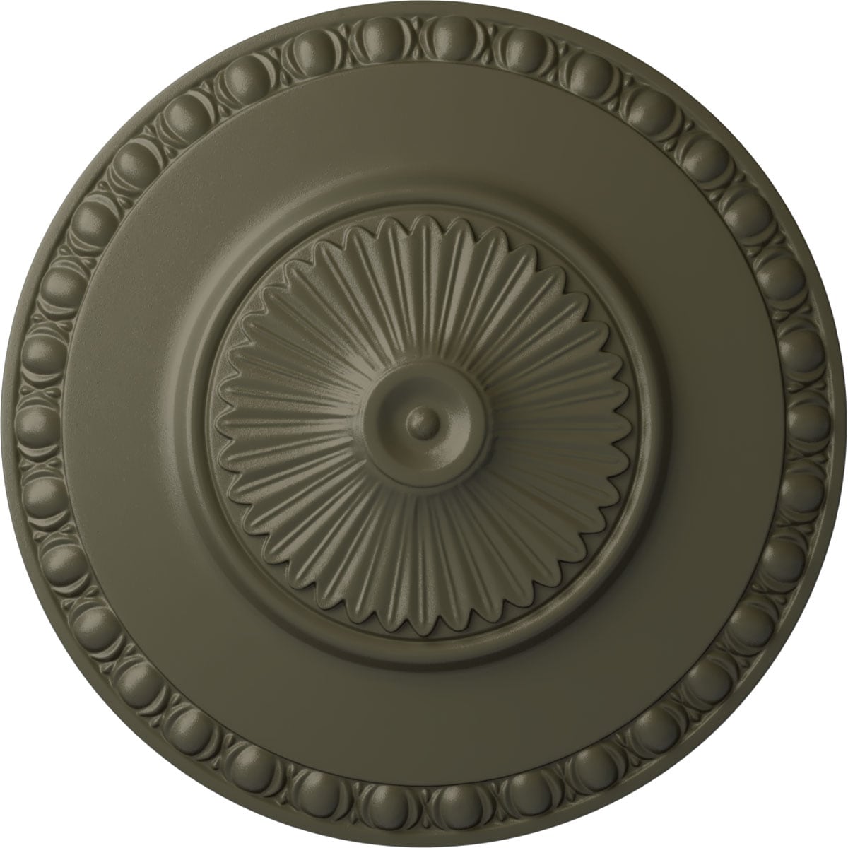 Ekena Millwork CM23LYWHF Lyon 23.5-in W x 23.5-in L Painted Witch Hazel Polyurethane Whole Ceiling Medallion