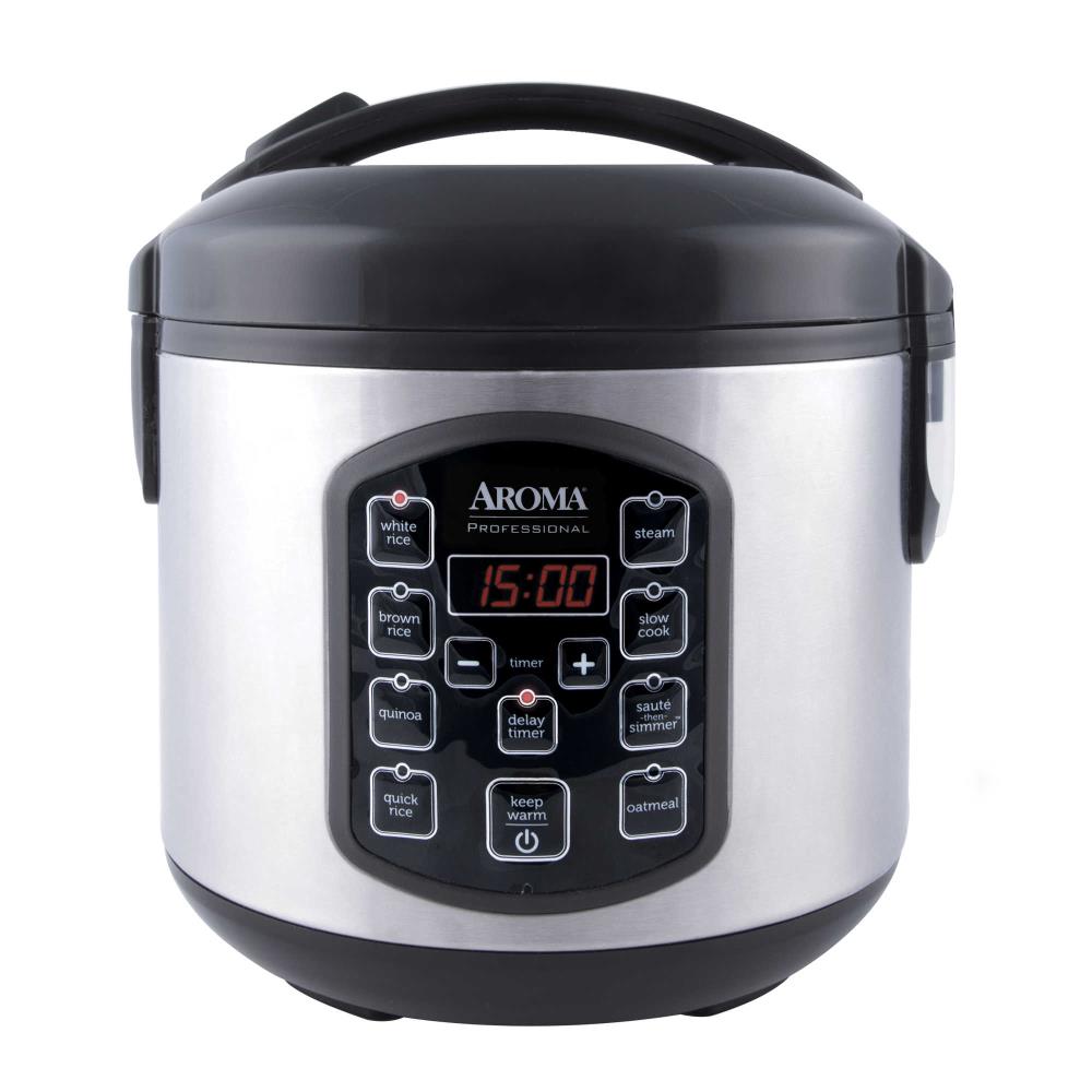 Aroma Arc-954SBD 8 Cup Cooked Digital Rice Cooker, Multicooker Food Steamer