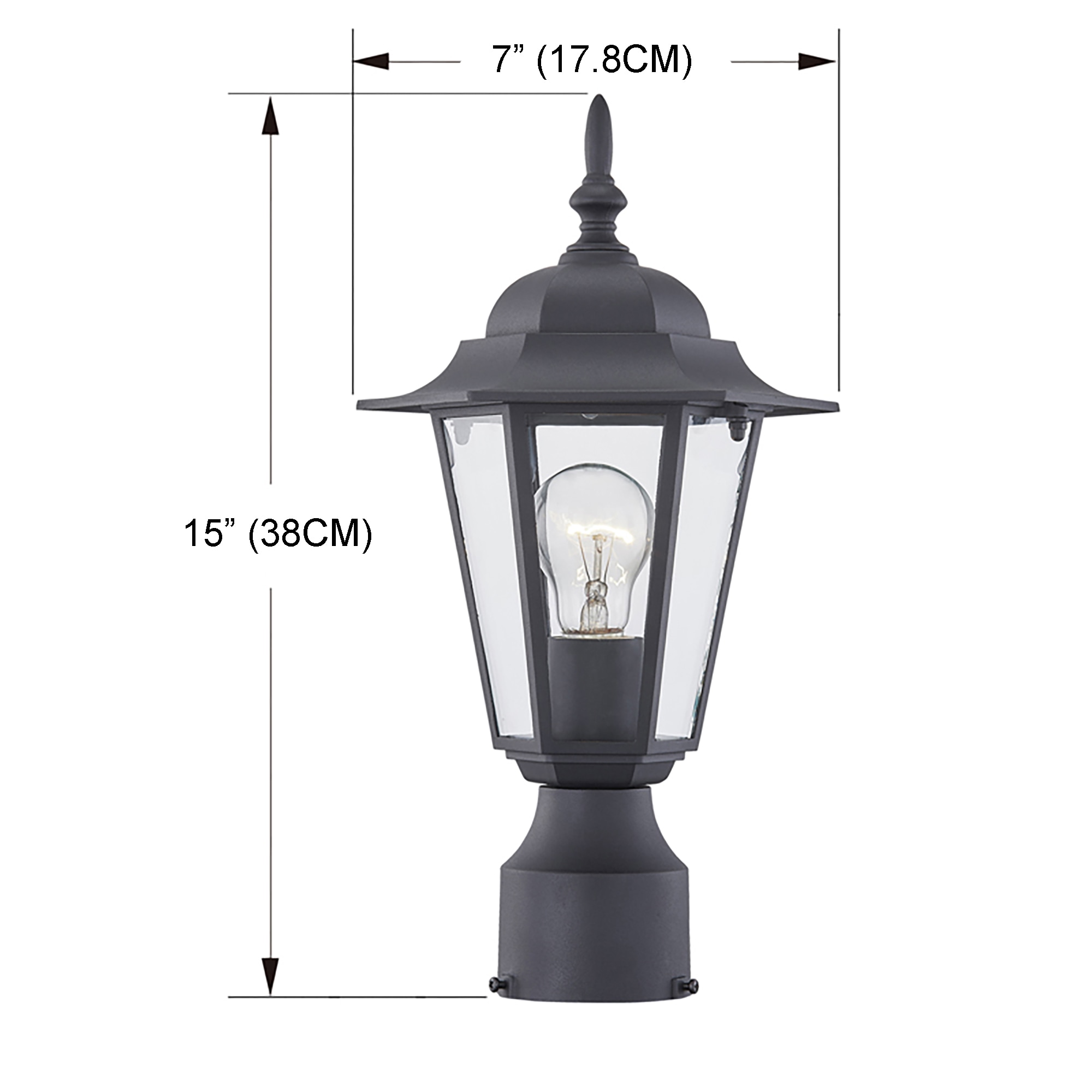 Hukoro FTL-17401BK Post-Lights - View #2