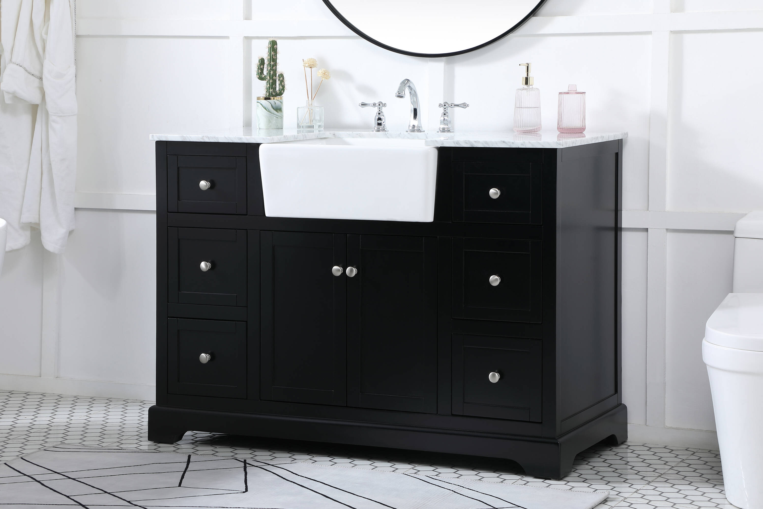 Elegant Decor HF180744BK Bath-Vanity-Combo - View #3