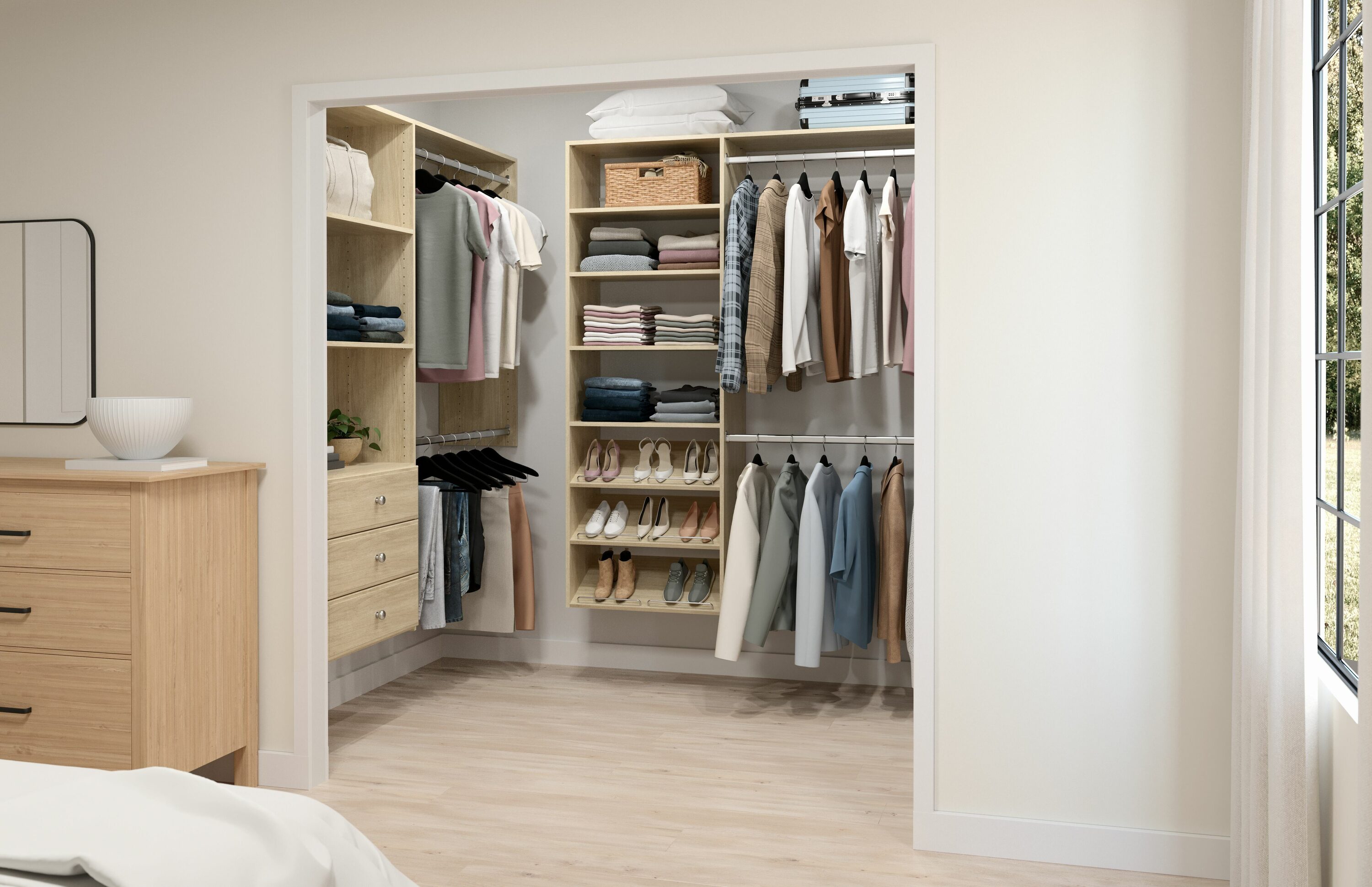 Easy Track PH195-MJ Wood-Closet-Kits - View #3