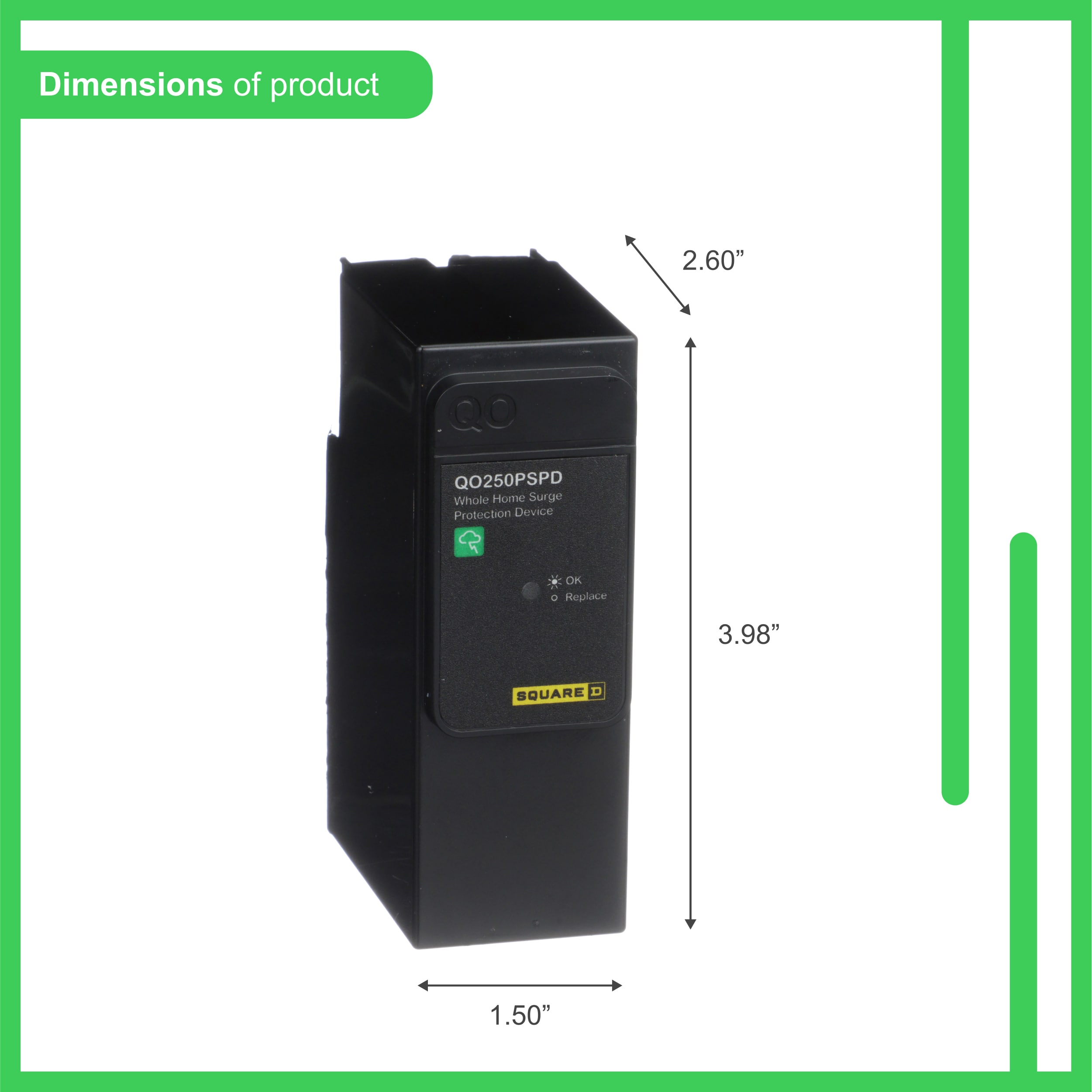 Square D QO 50-kA Indoor Surge Protective Device QO250PSPD simolary.com 14 Square D QO 50-kA Indoor Surge Protective Device QO250PSPD Simolary simolary.com 14