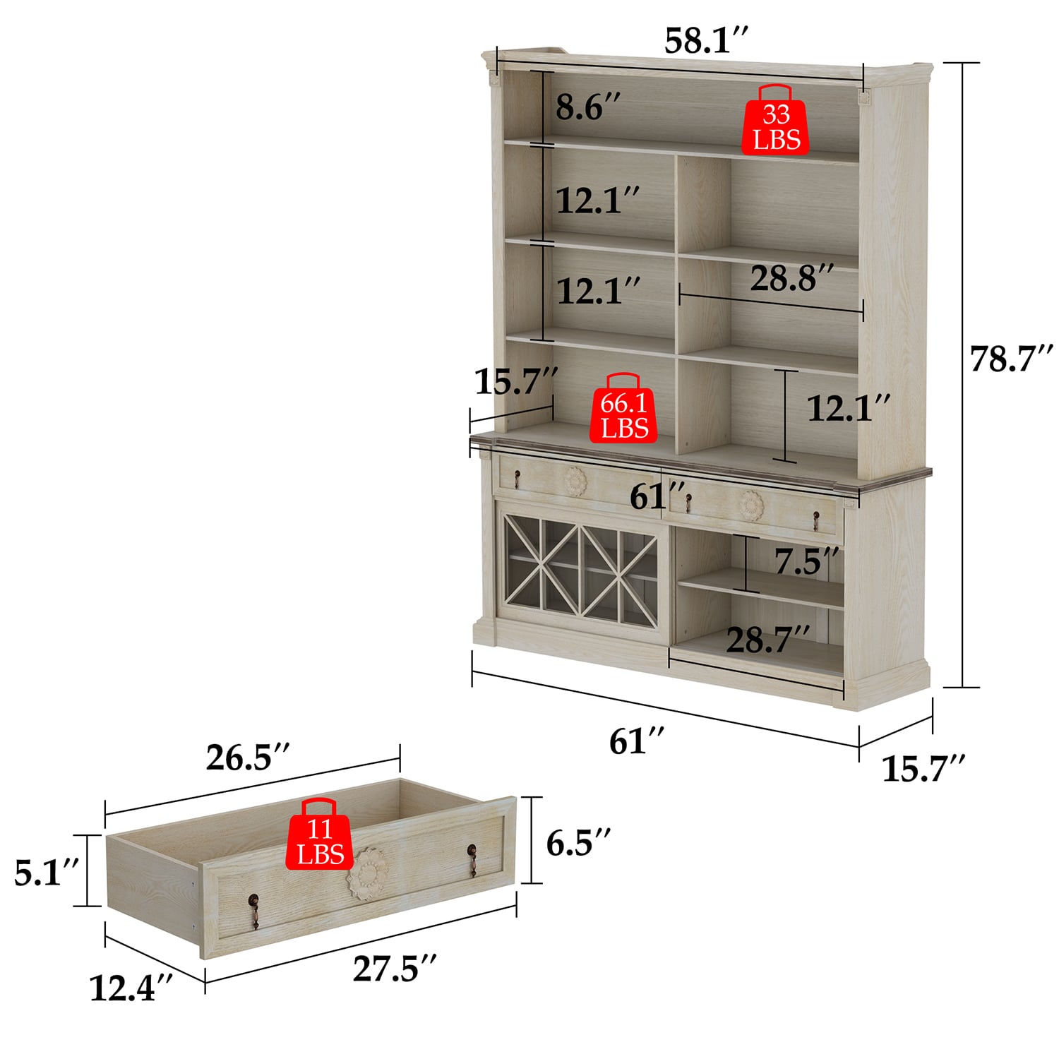 FUFU&GAGA KF390060-01+02 bookcases - View #13