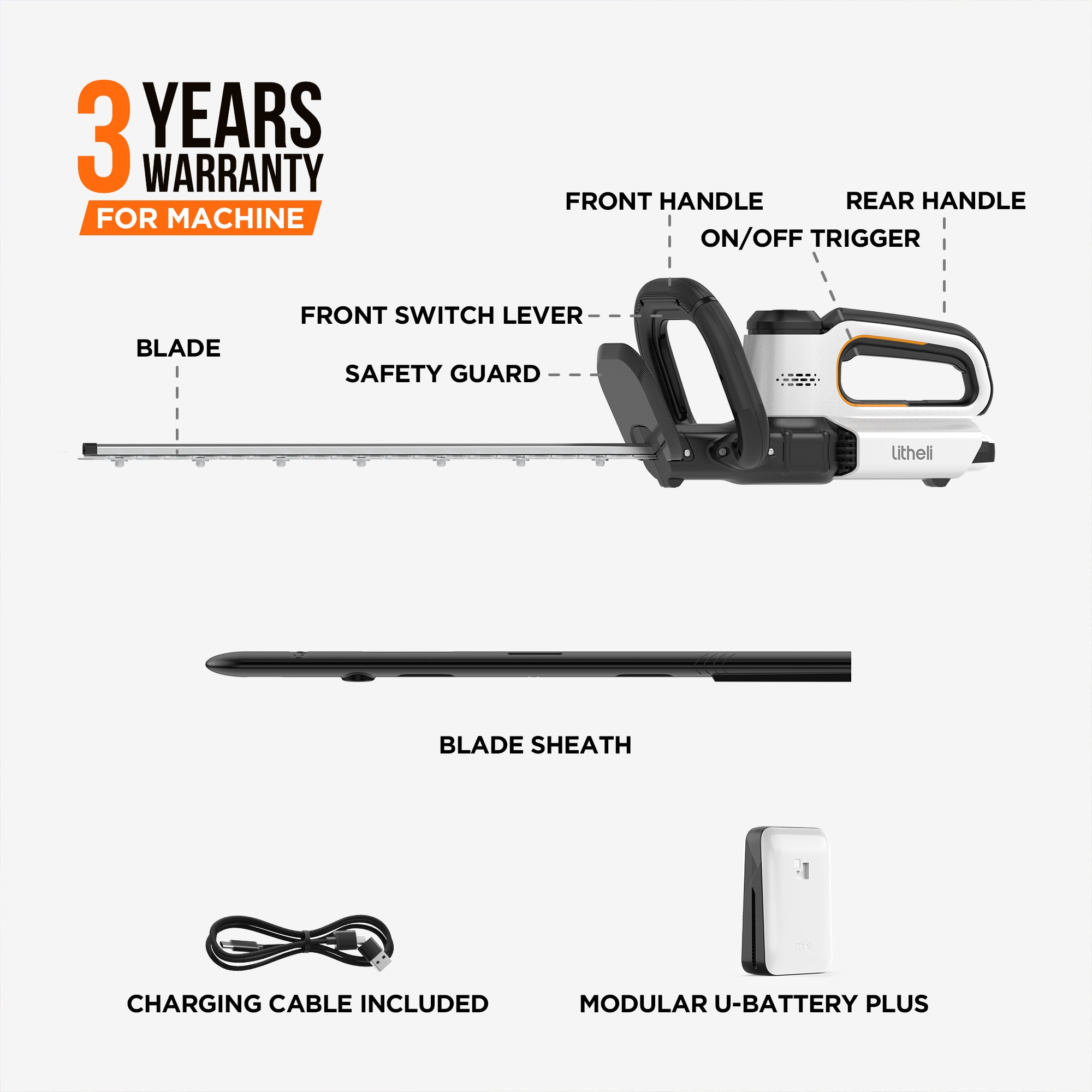 Litheli U20HT03-0A110 Cordless-Hedge-Trimmers - View #6