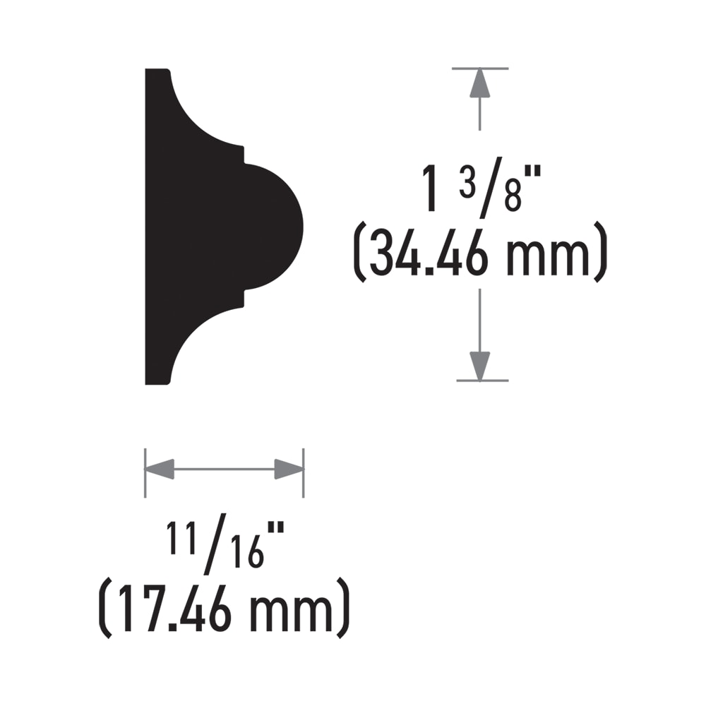 RELIABILT 134-MDF8 Chair-Rail-Moulding - View #4