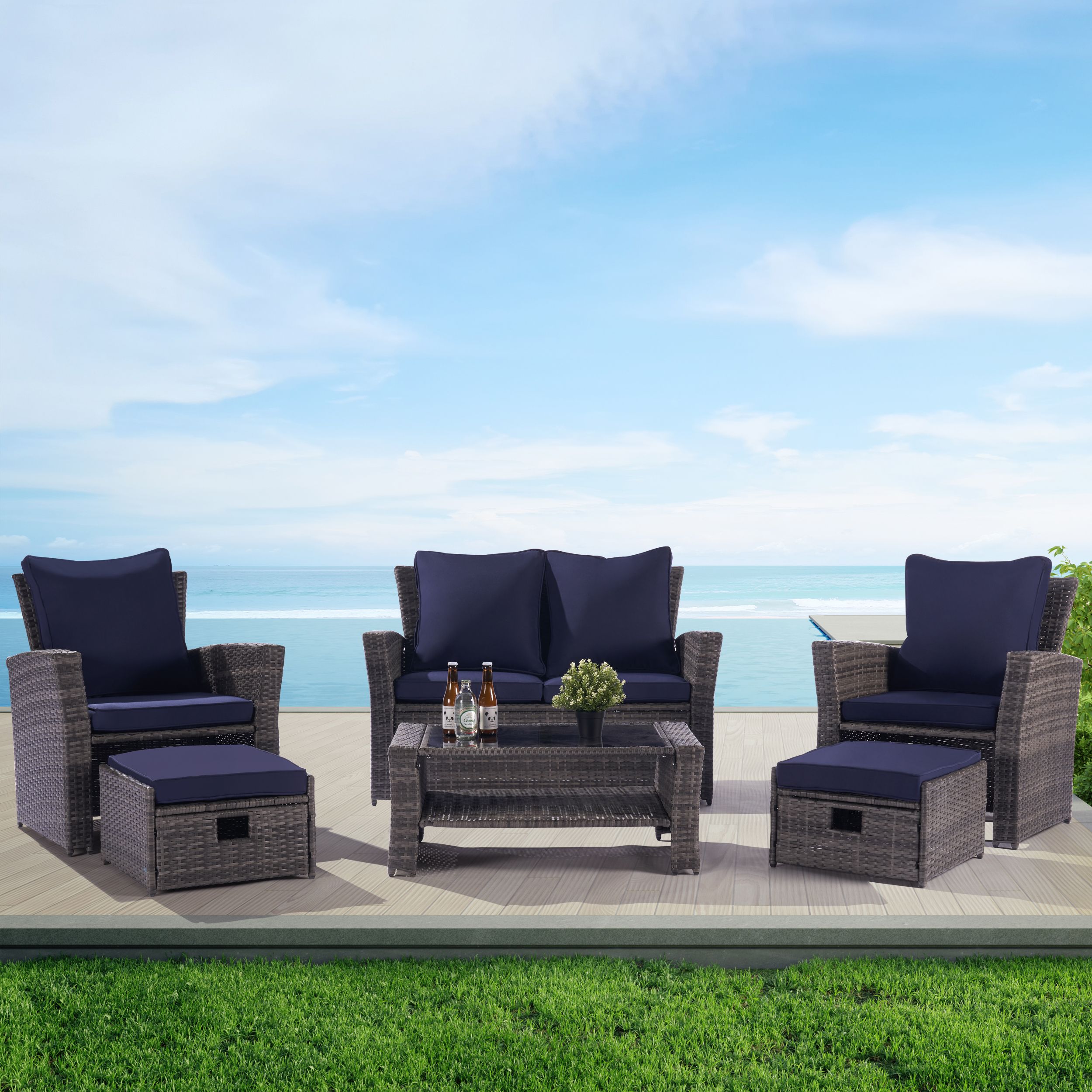 SANSTAR LRS-WS101BL Patio-Conversation-Sets - View #3