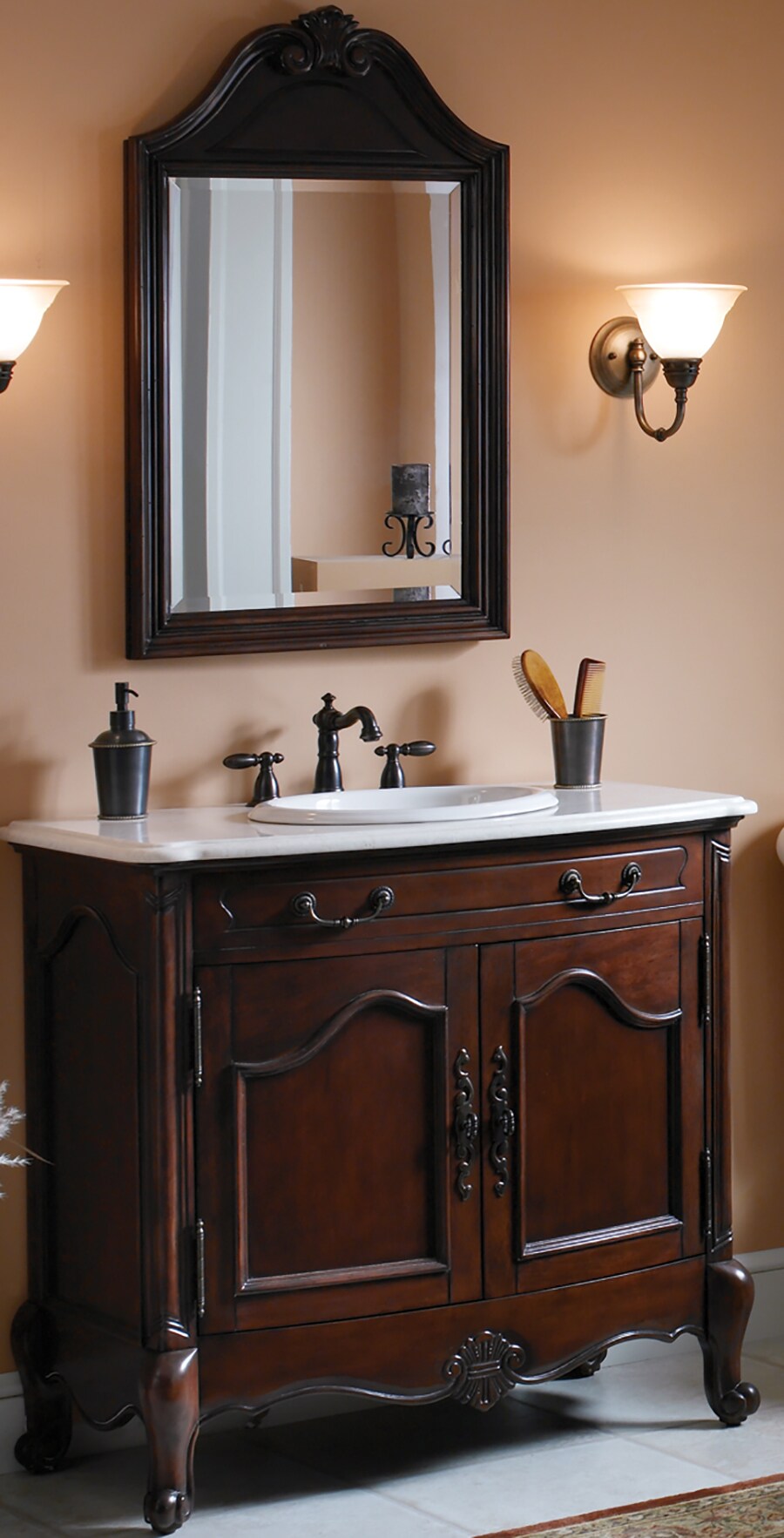 Delta Victorian Venetian Bronze 2 Handle Widespread WaterSense Bathroom   04873532 