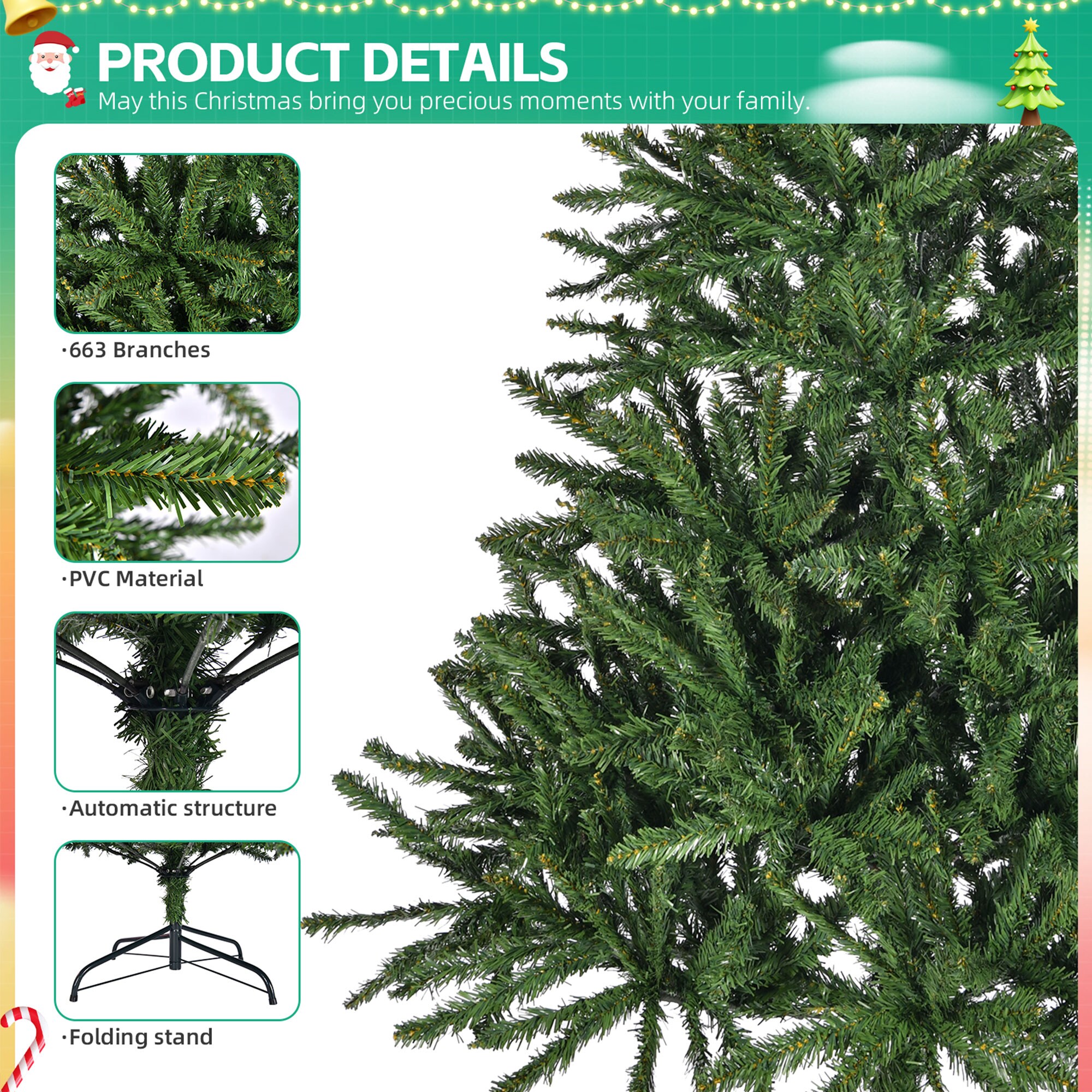 AAZJ NBC-CM64230 Artificial-Christmas-Trees - View #5
