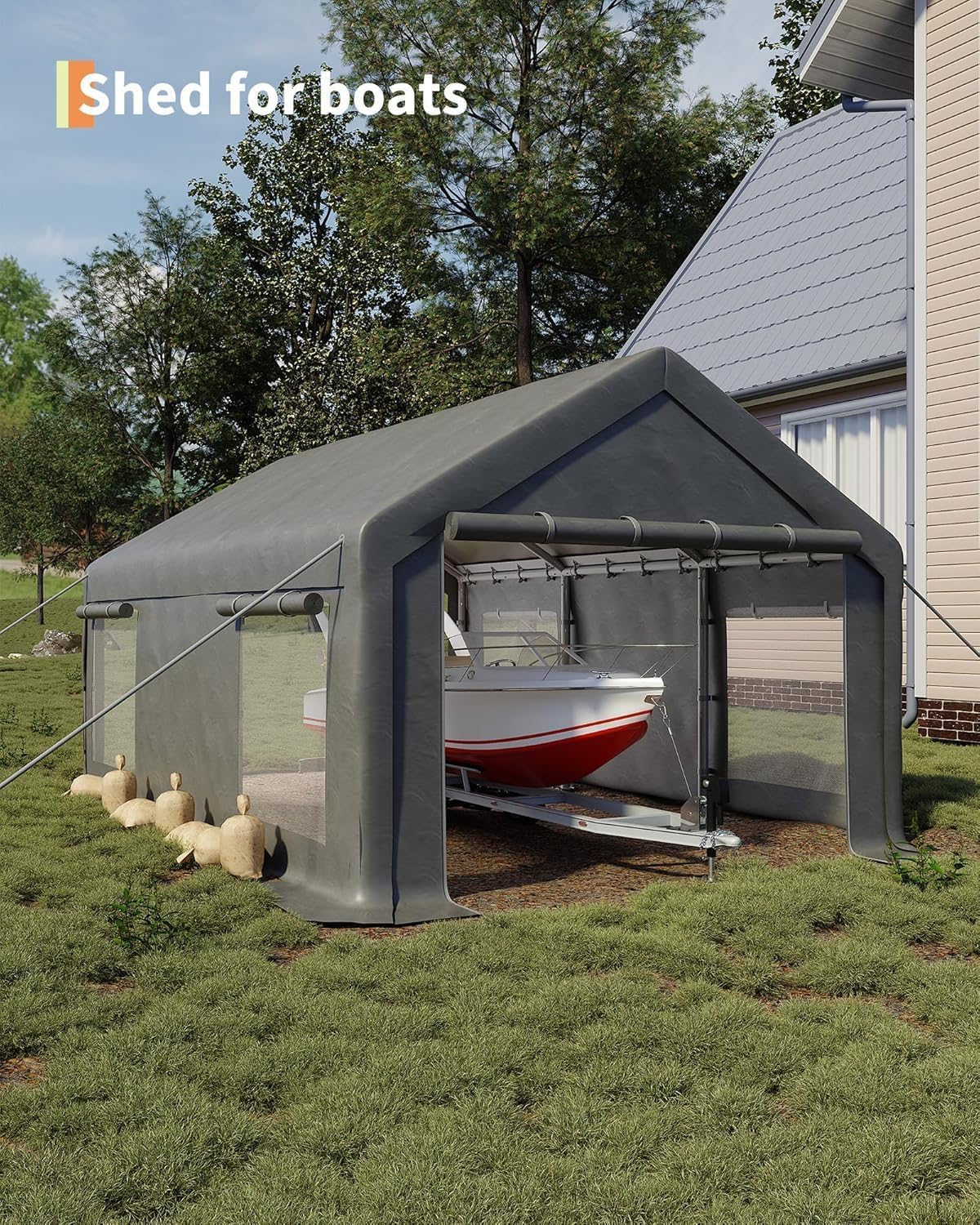 Qeetex DYQ-PHO-3356BUBT Carport-Covers - View #3