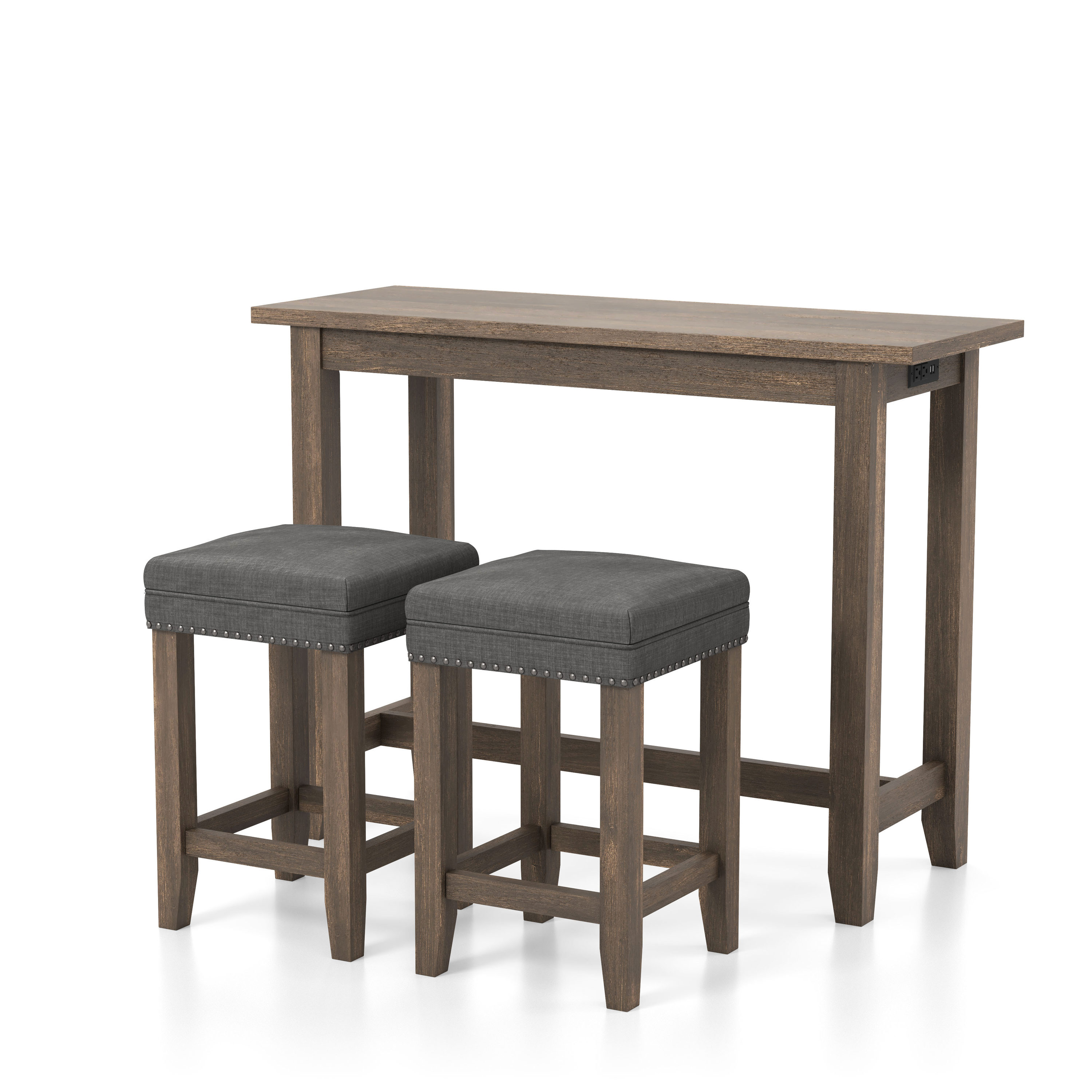 Furniture of America IDF-3474GY-PT-3PK Dining-Sets - View #5