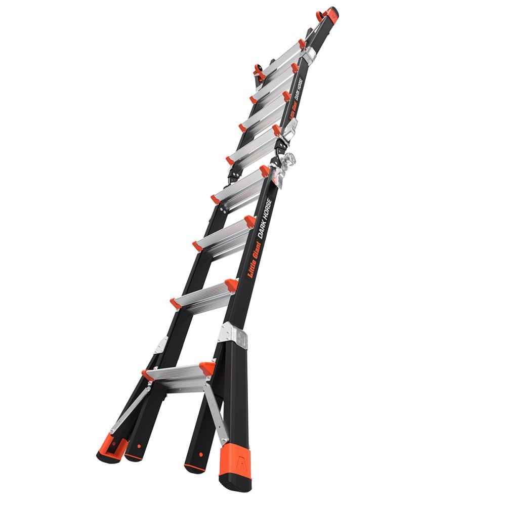 Little Giant Ladders Dark Horse M17 Fiberglass 18-ft Reach Type 1A- 300 ...