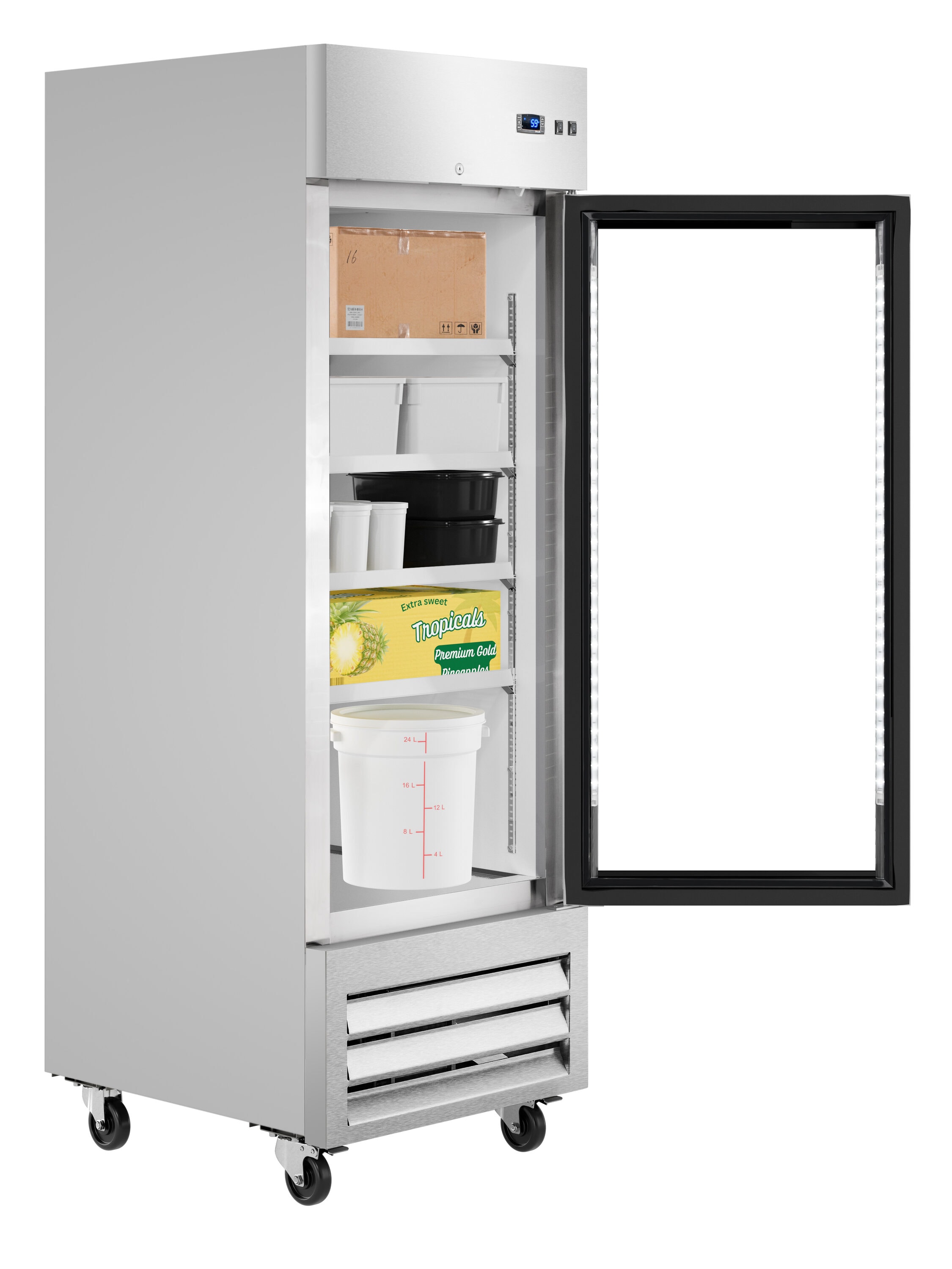 KoolMore LOW-KM-RIC-1DGD Commercial-Refrigerators - View #5