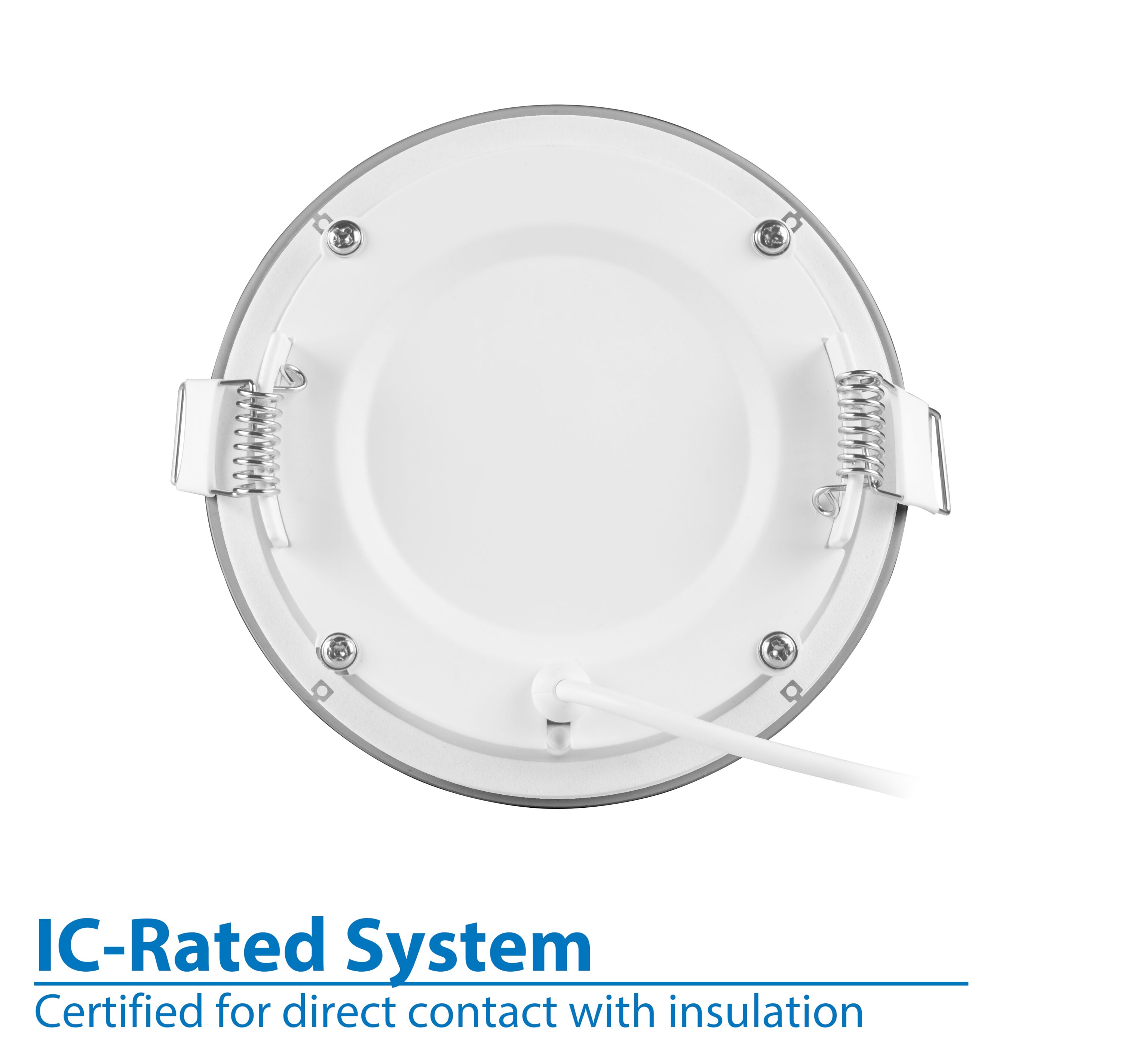 Nickel 4'' Round LED Canless Recessed Lighting Kit