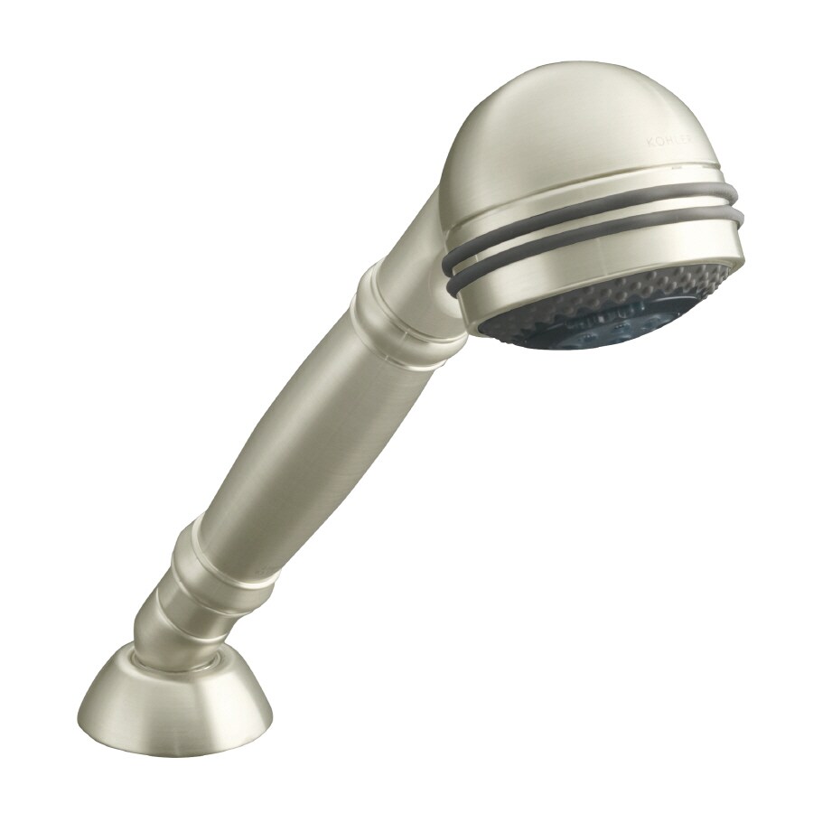 KOHLER Revival Vibrant Brushed Nickel Handheld Shower Head (2.5-GPM (9. ...