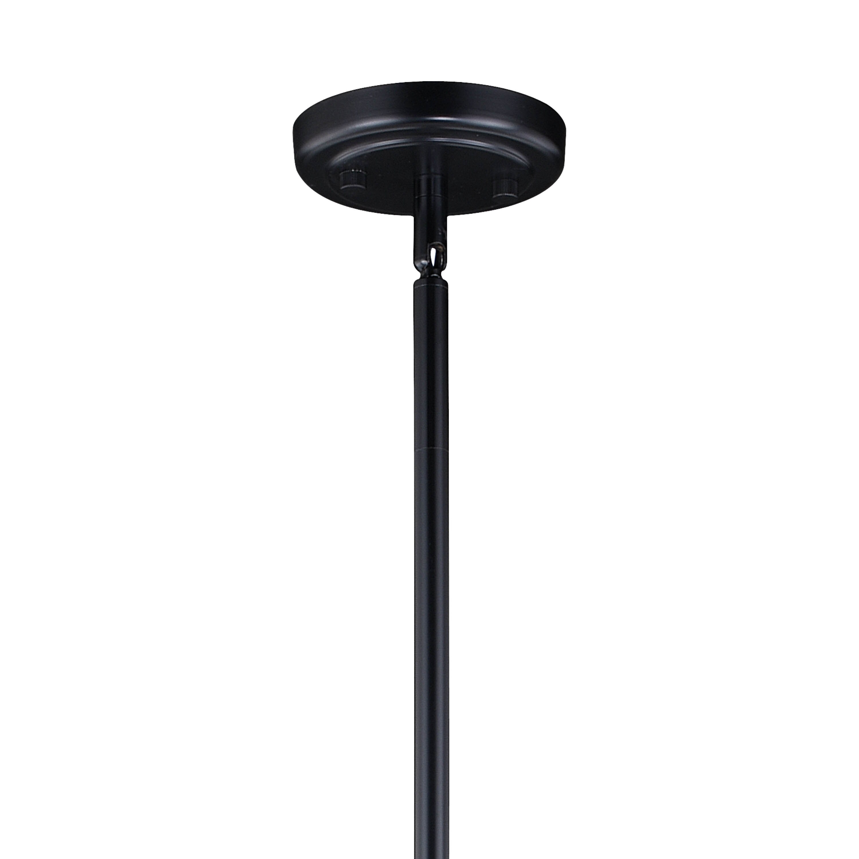 Kassidy 32.5'' Black and Natural Brass Four-Light Indoor/Outdoor Pendant