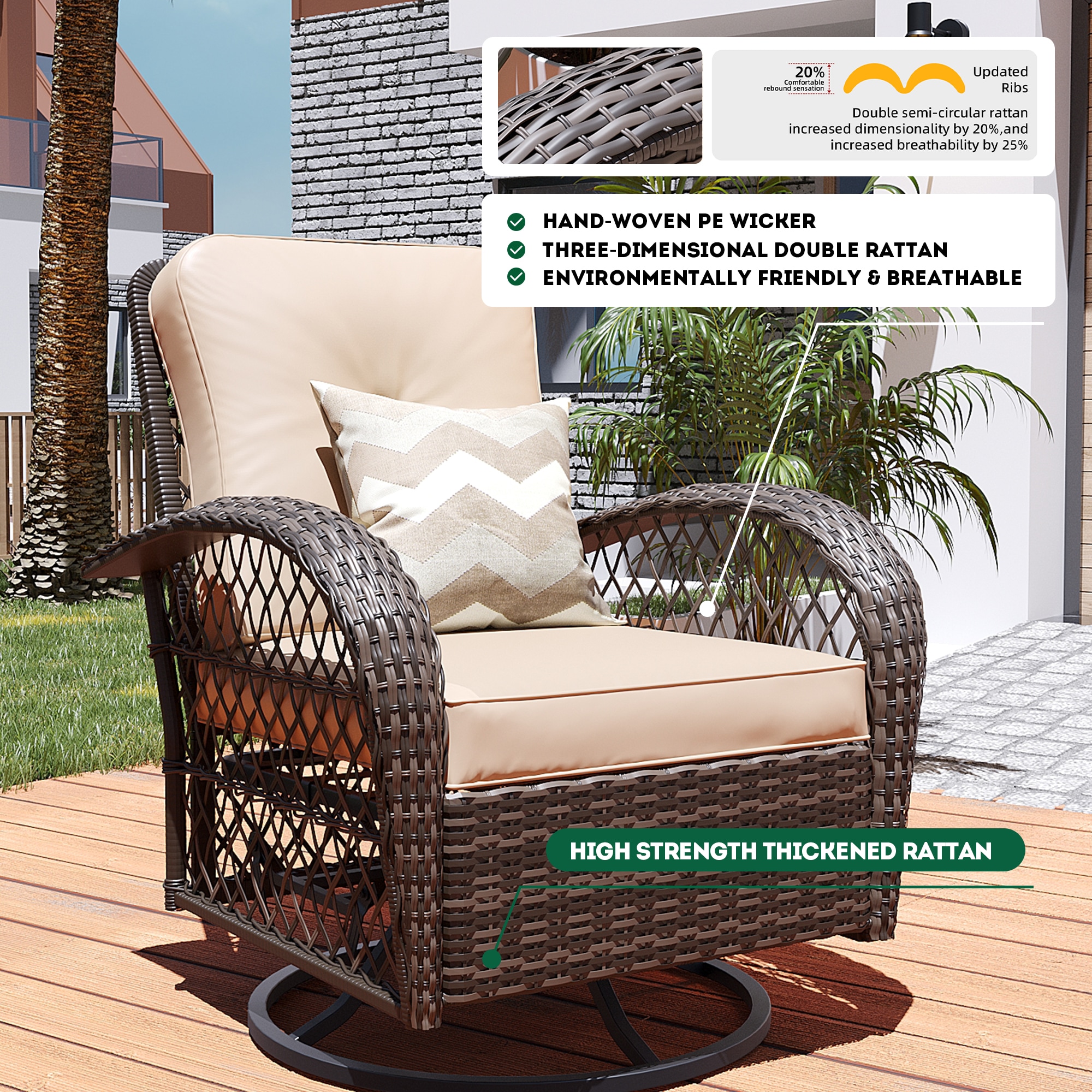 Patio Watcher LS-Z-Y9-B1 Patio-Conversation-Sets - View #6
