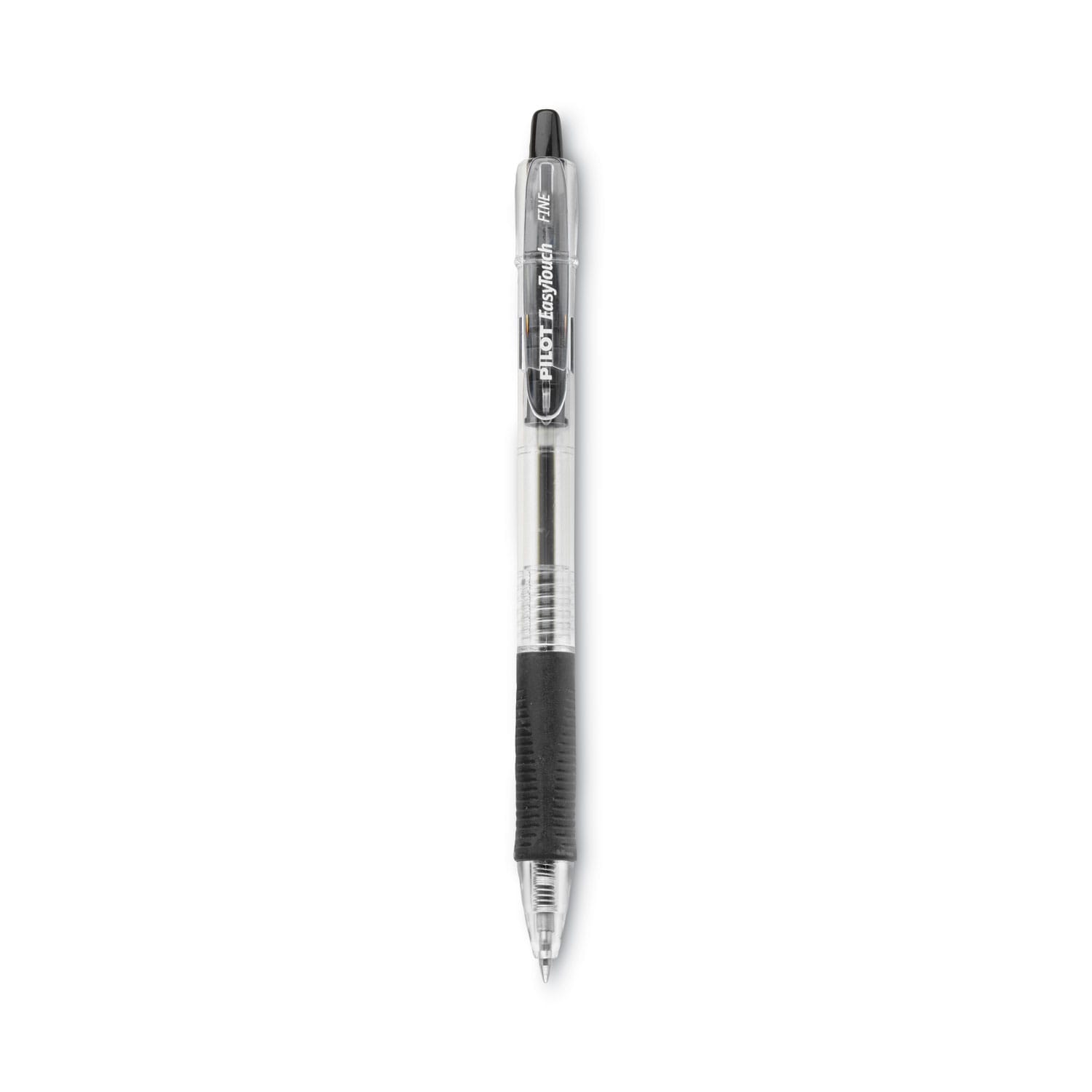 Pilot ESNPIL32210 Easytouch Ballpoint Pen Retractable Fine 0.7 Mm Black Ink Clear Barrel Dozen