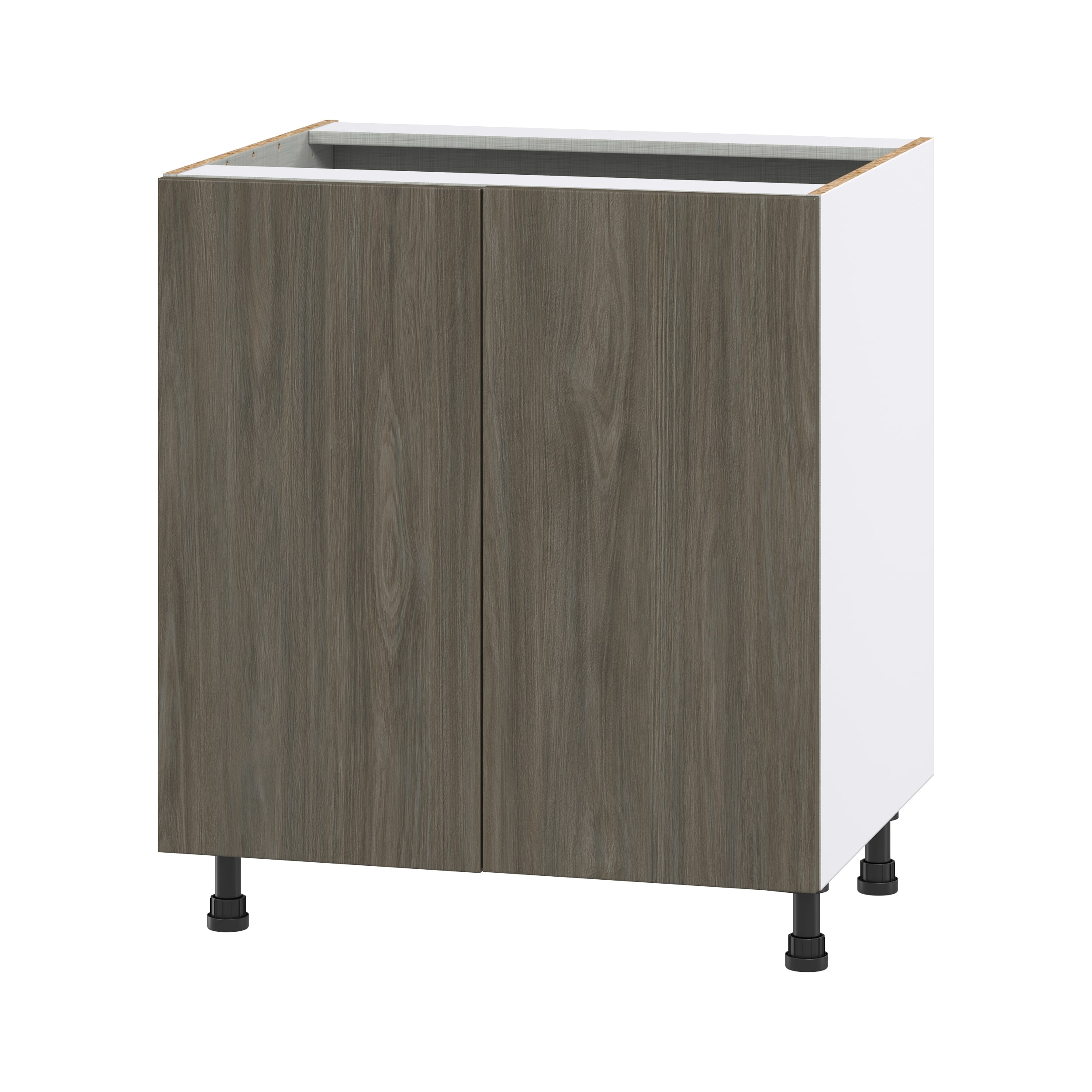 Hugo&Borg DSB30FH-SA Savane 30-in W x 34.5-in H x 24-in D Textmel Base Fully assembled Cabinet (Flat Panel Slab)