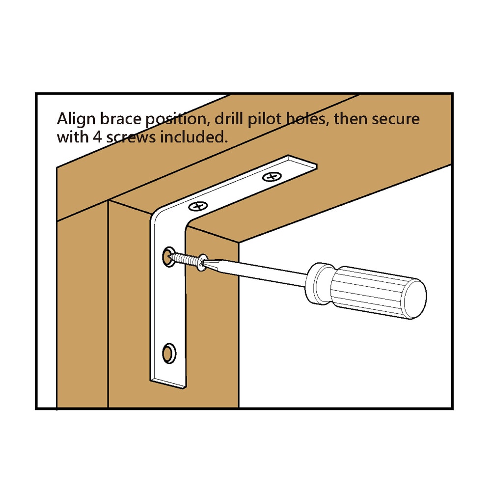 RELIABILT 22501ZCXLG Mending-Plates-Brackets-Braces - View #2