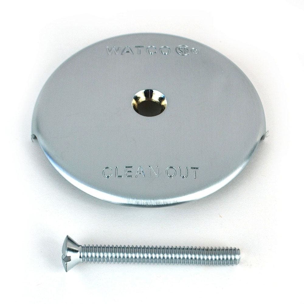 WATCO 18001-CP 1-hole Bathtub Overflow Plate In Polished Chrome