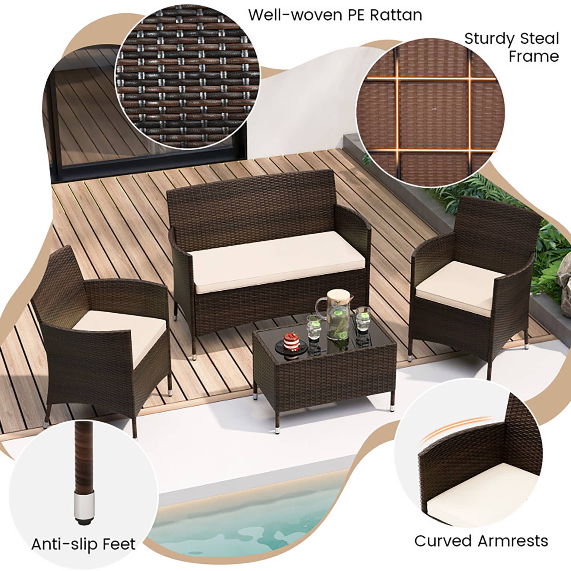 CASAINC WF-HW62362 Patio-Conversation-Sets - View #4