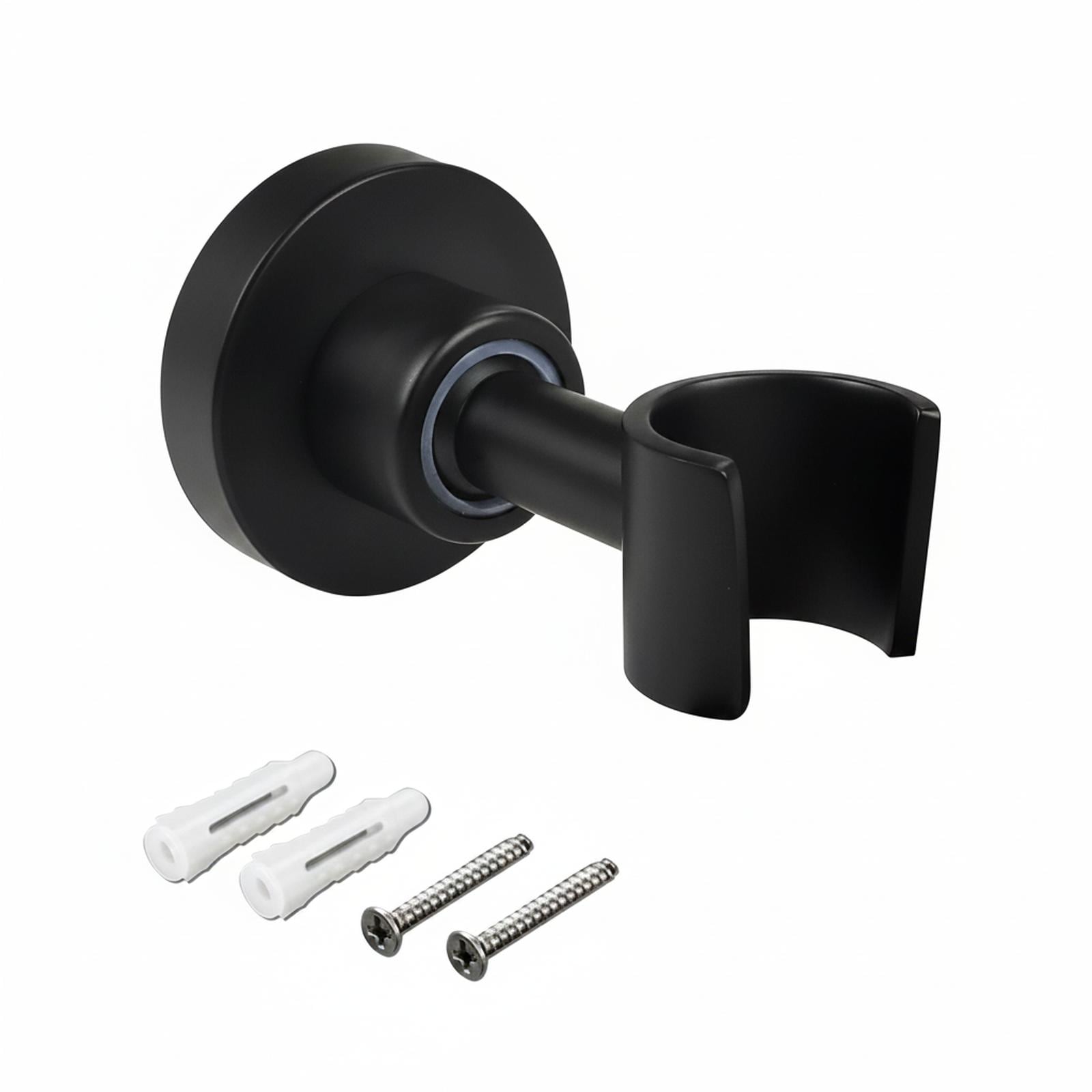 Paradigms Interiors Shower Head Holder Wall Mount 304 Stainless Steel Adjustable Handheld Bracket Swivel Screw Mounted