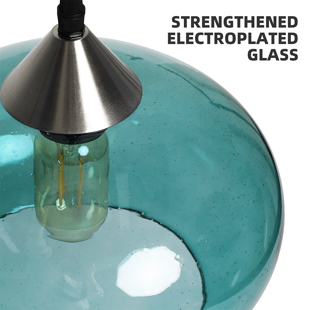 Modern Lighting Fixture Green Modern/Contemporary Seeded Glass