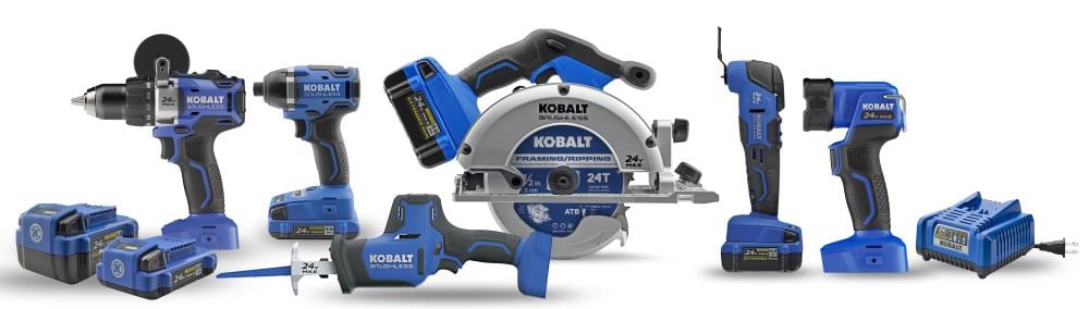 Kobalt 6 Tool Brushless Power Tool Combo Kit with Soft Case 2