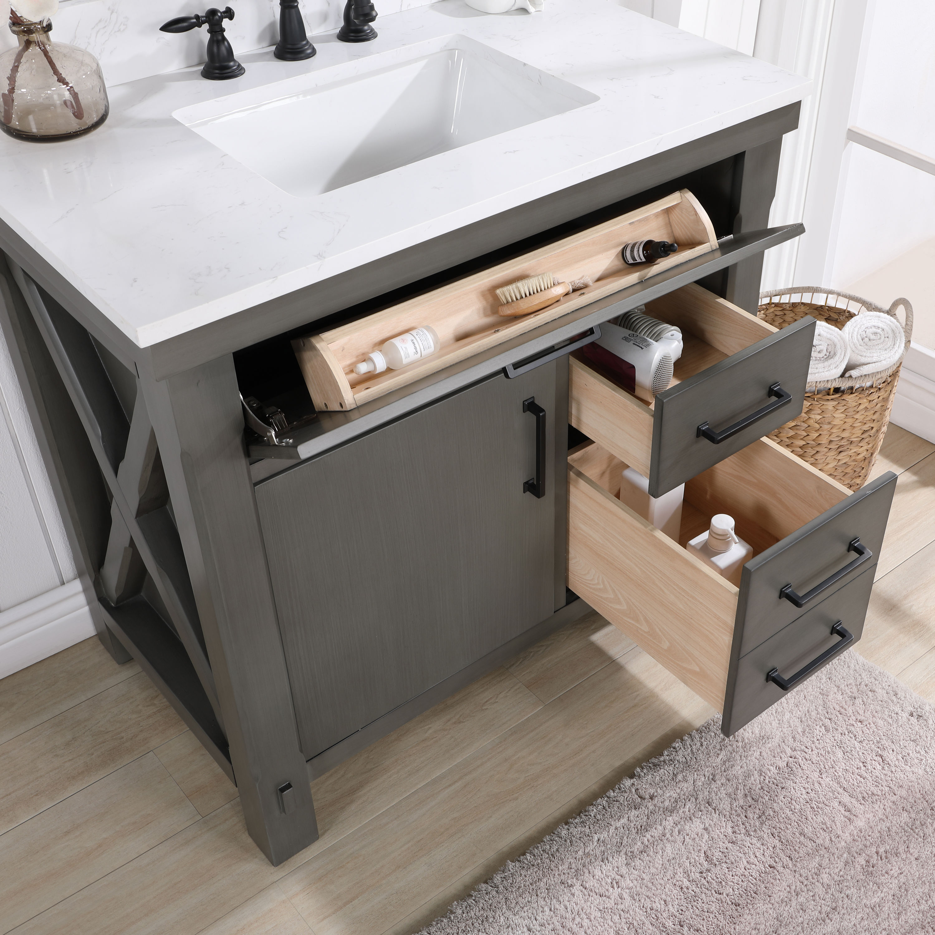 Vinnova 701836-RU-WS-NM Bath-Vanity-Combo - View #3