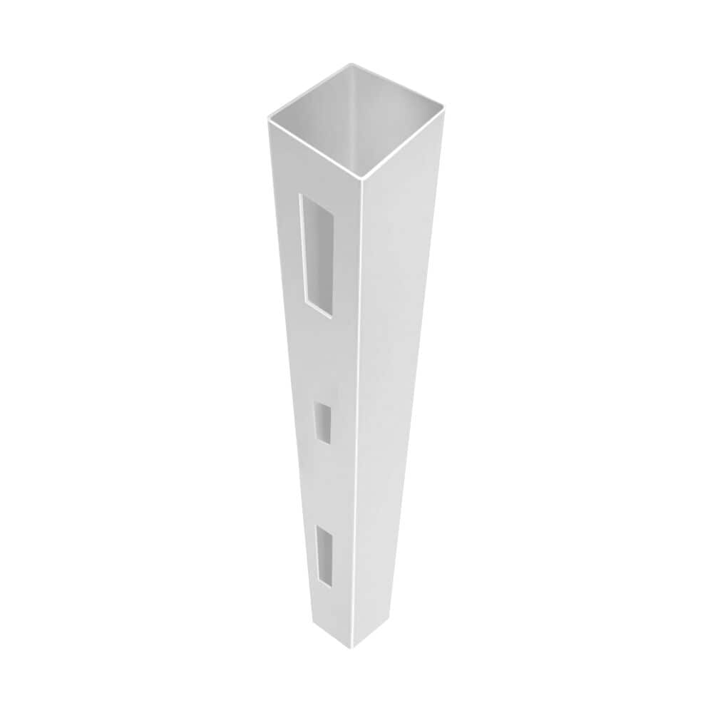 Freedom 73011420 Birchdale 9-ft H x 5-in W White Vinyl Line Fence post (Assembled)