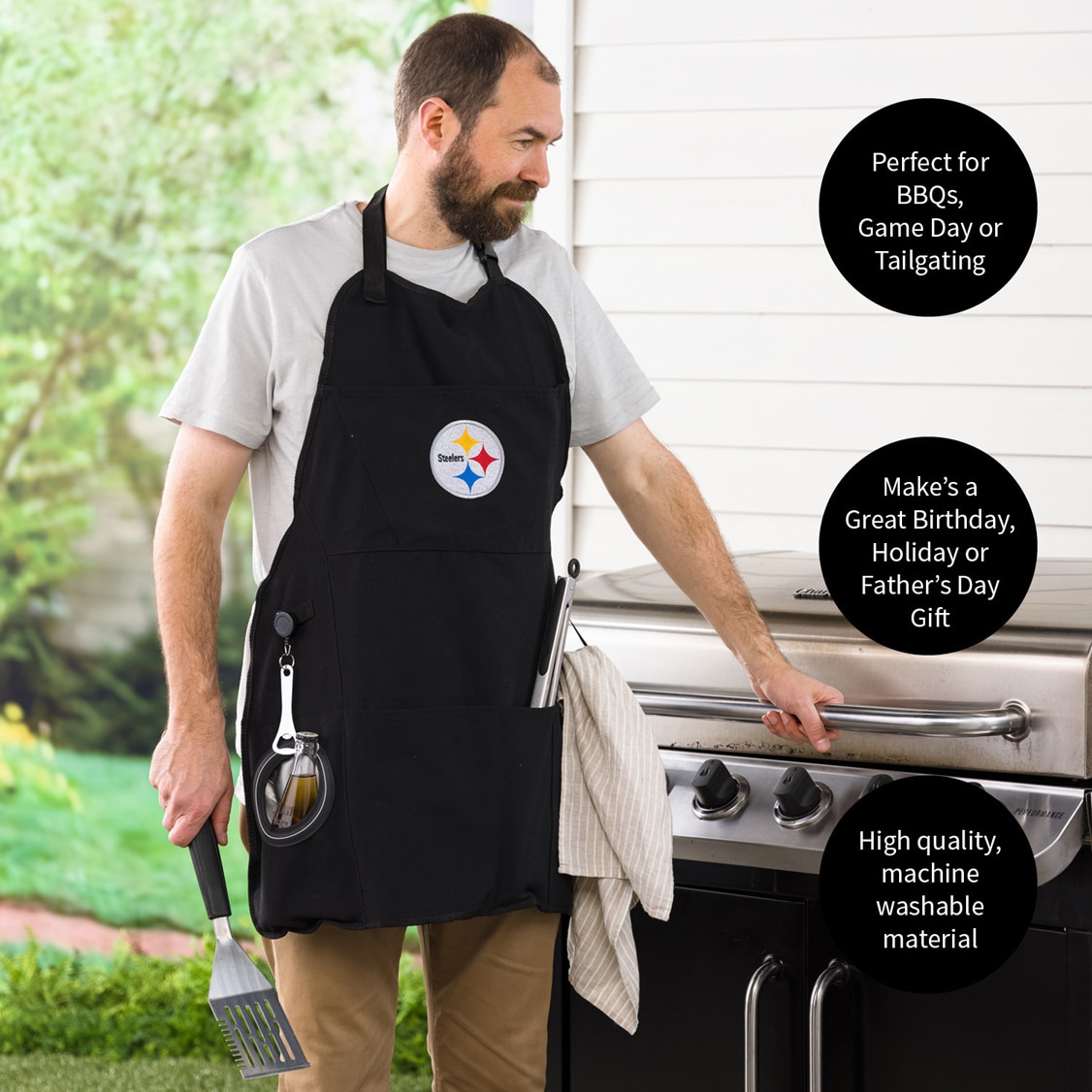 Team Sports America 4AP3824C Cooking-Apparel - View #2