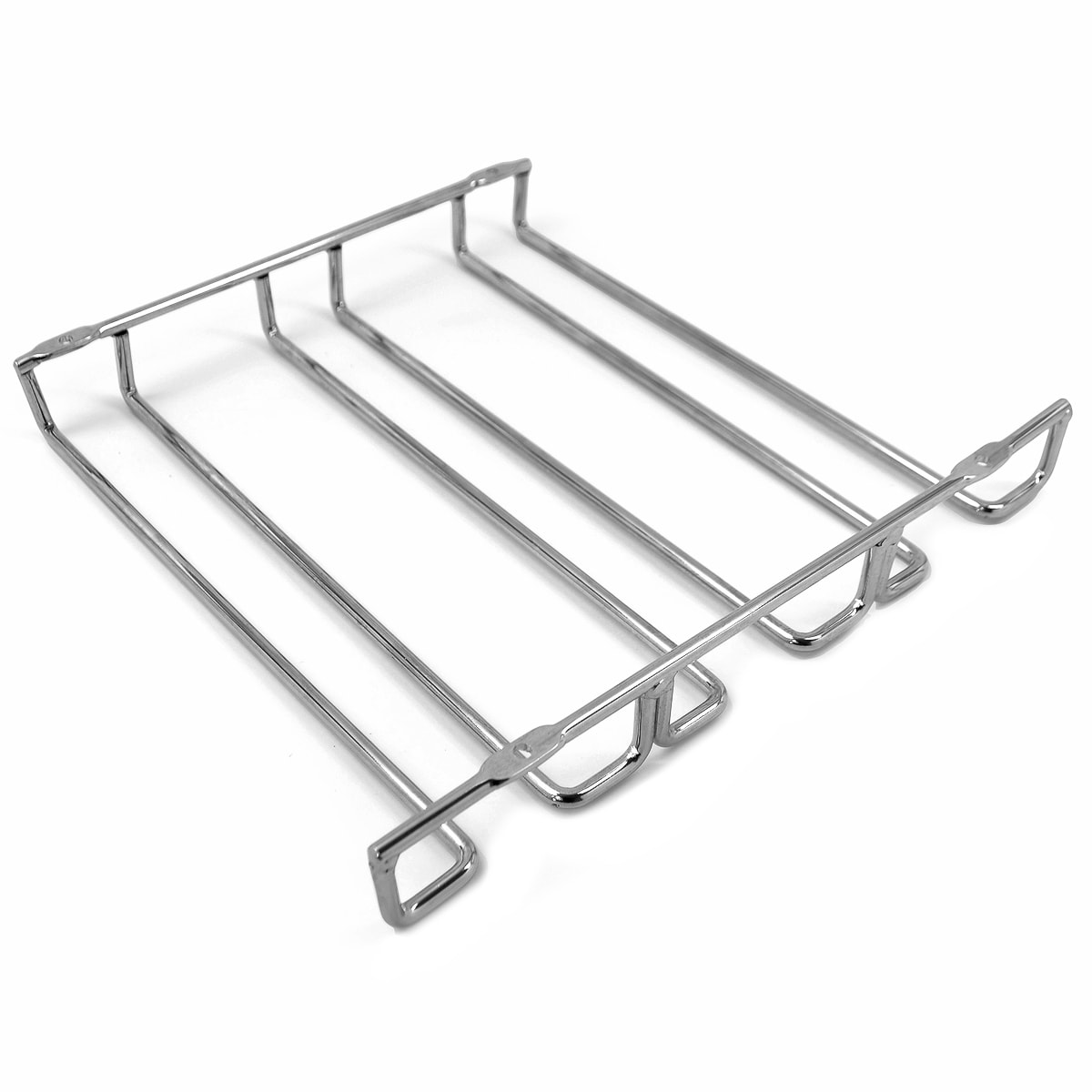 SORBUS  Under Cabinet Wine Glass Rack and Stemware Holder 3 Rows Holds up to 9