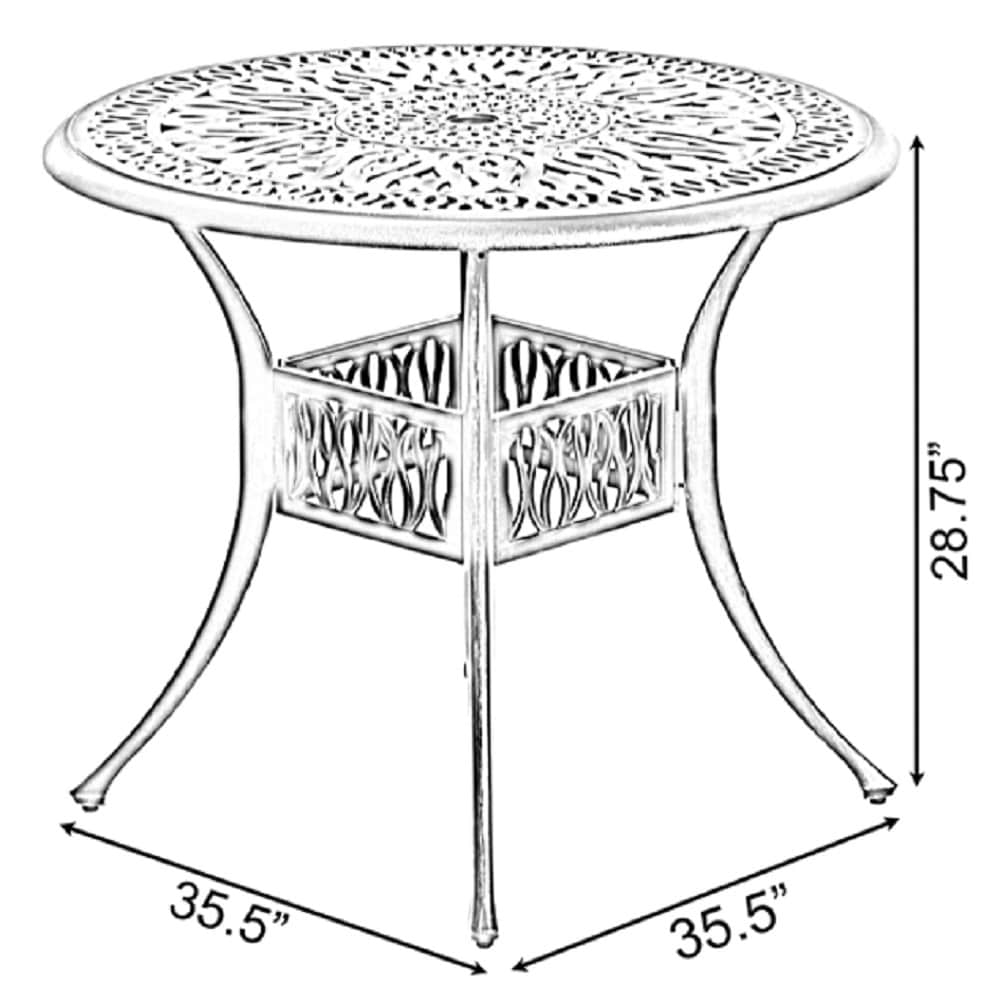 Gardenised QI003959T Patio-Tables - View #3