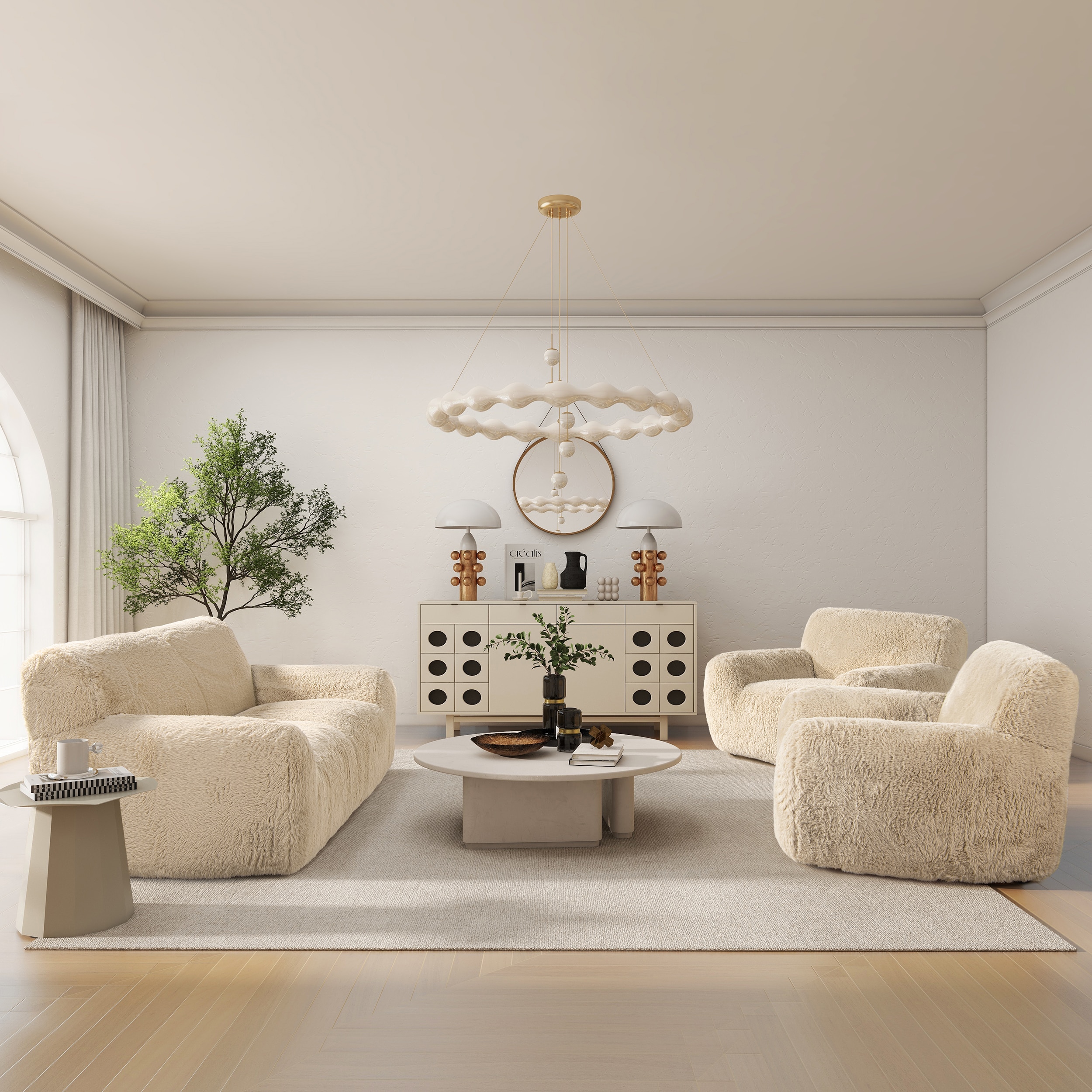 Jennifer Taylor Home LMHN-3-64300 Sofas-Loveseats - View #3