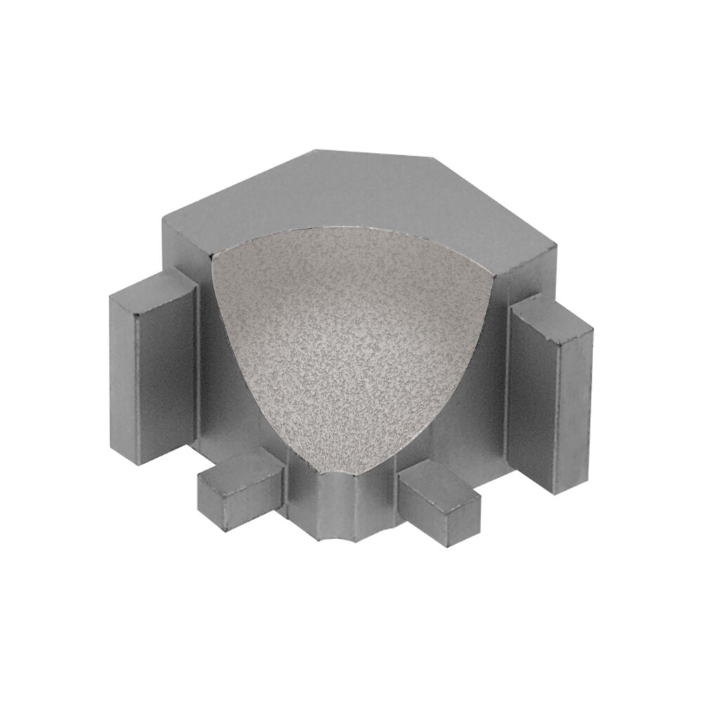 Schluter Systems I90/AHK1S/TSBG Dilex-AHK 0.5-in W x 1.0-in L Greige textured color-coated aluminum Aluminum Inside corner Tile Edge Trim